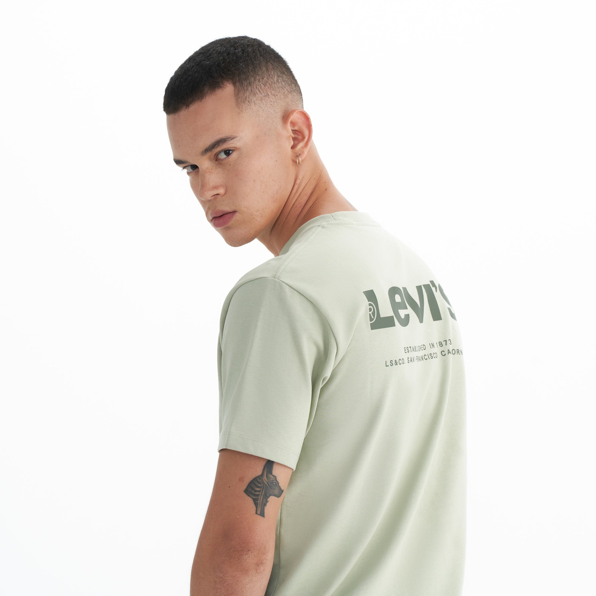 Levi's? Slim Fit Logo Short Sleeve T-shirt | Men's - 图片 4