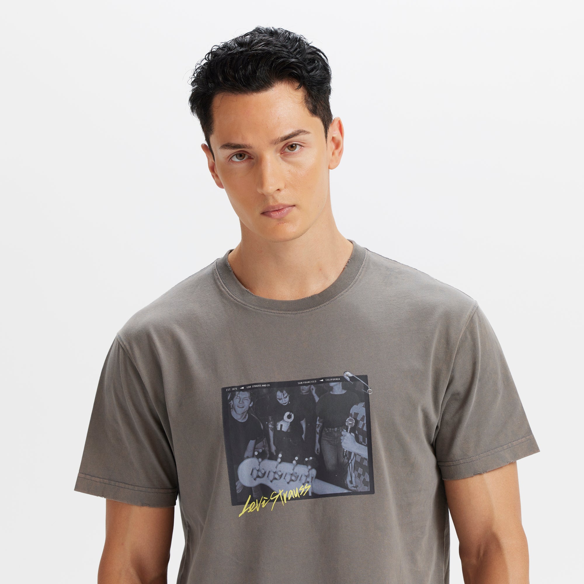 Levi's? Men's ROCK&ROLL Short Sleeve Graphic T-Shirt - 图片 3