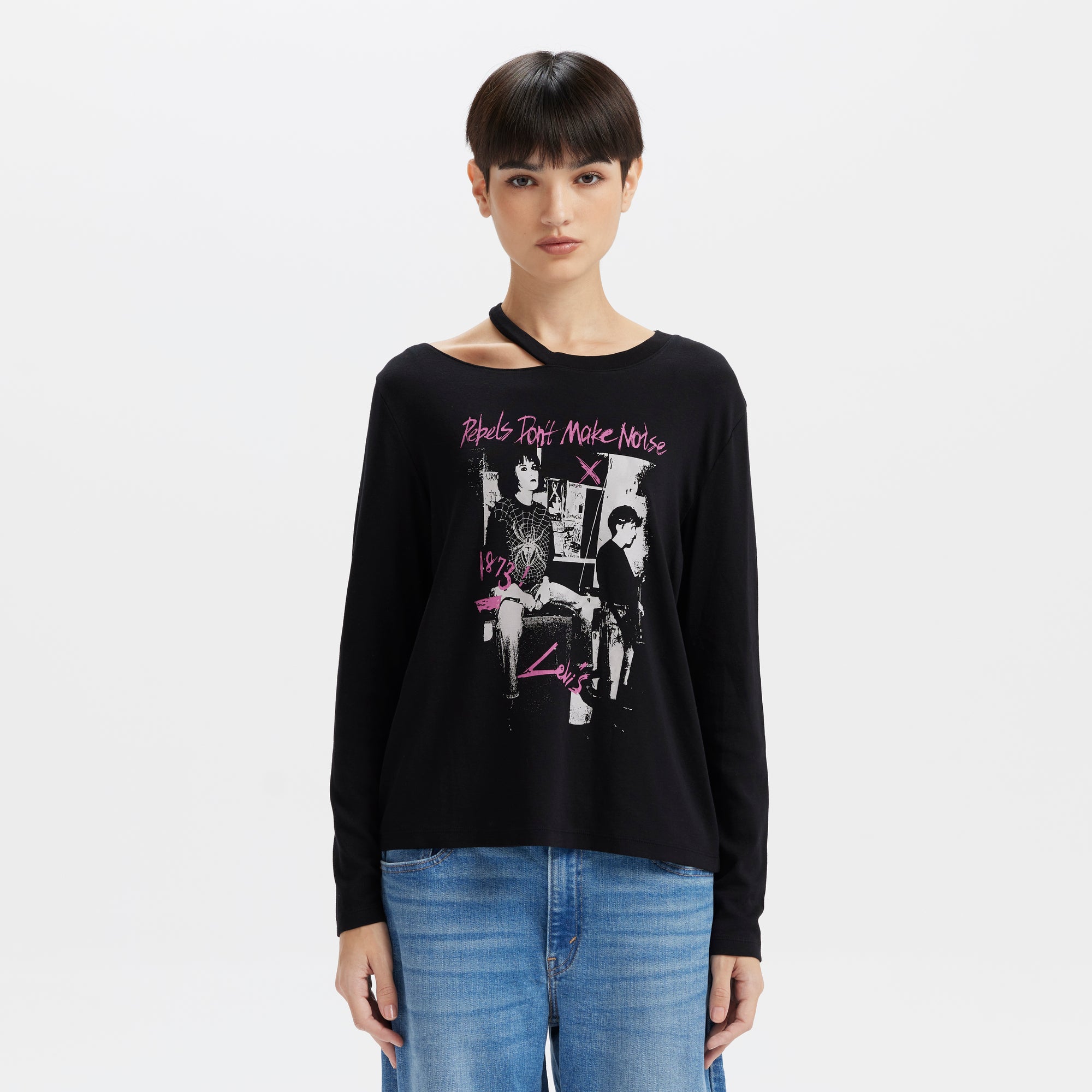Levi's® Women's ROCK & ROLL Long Sleeve T-Shirt