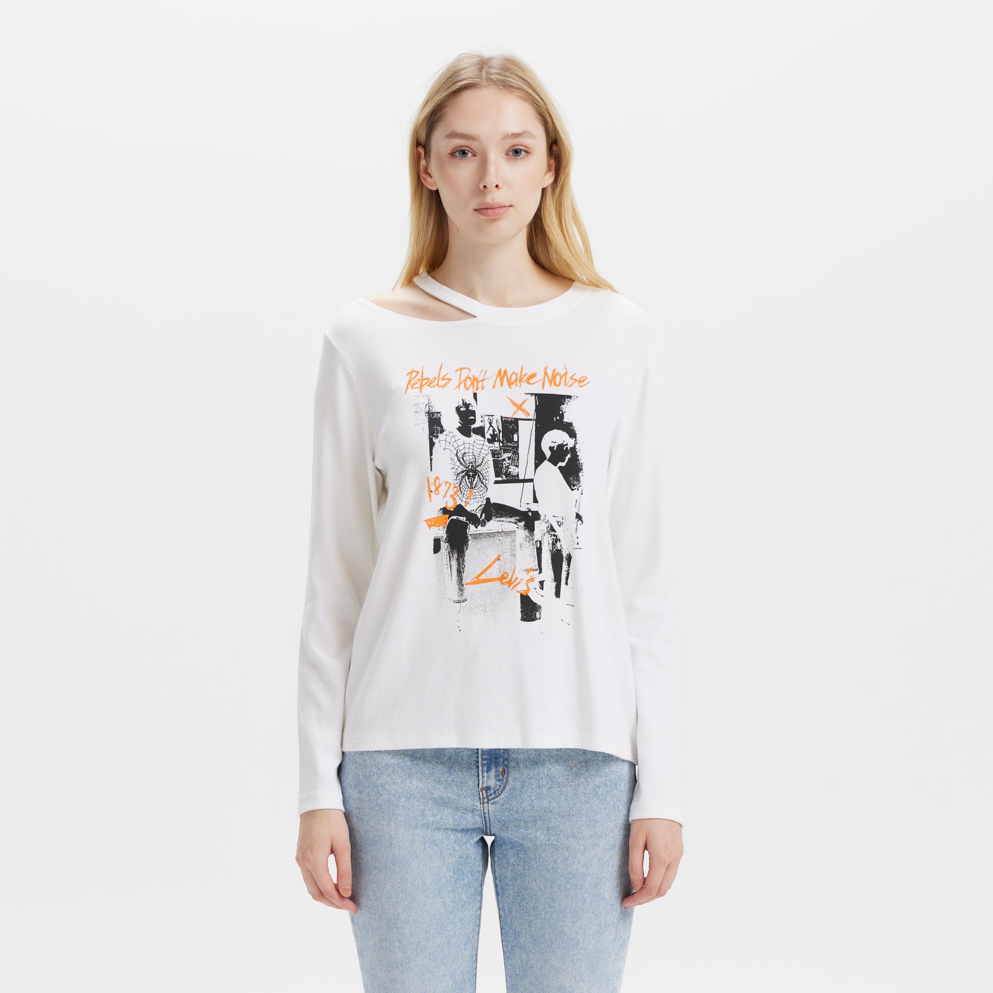 Levi's? Women's ROCK & ROLL Long Sleeve T-Shirt