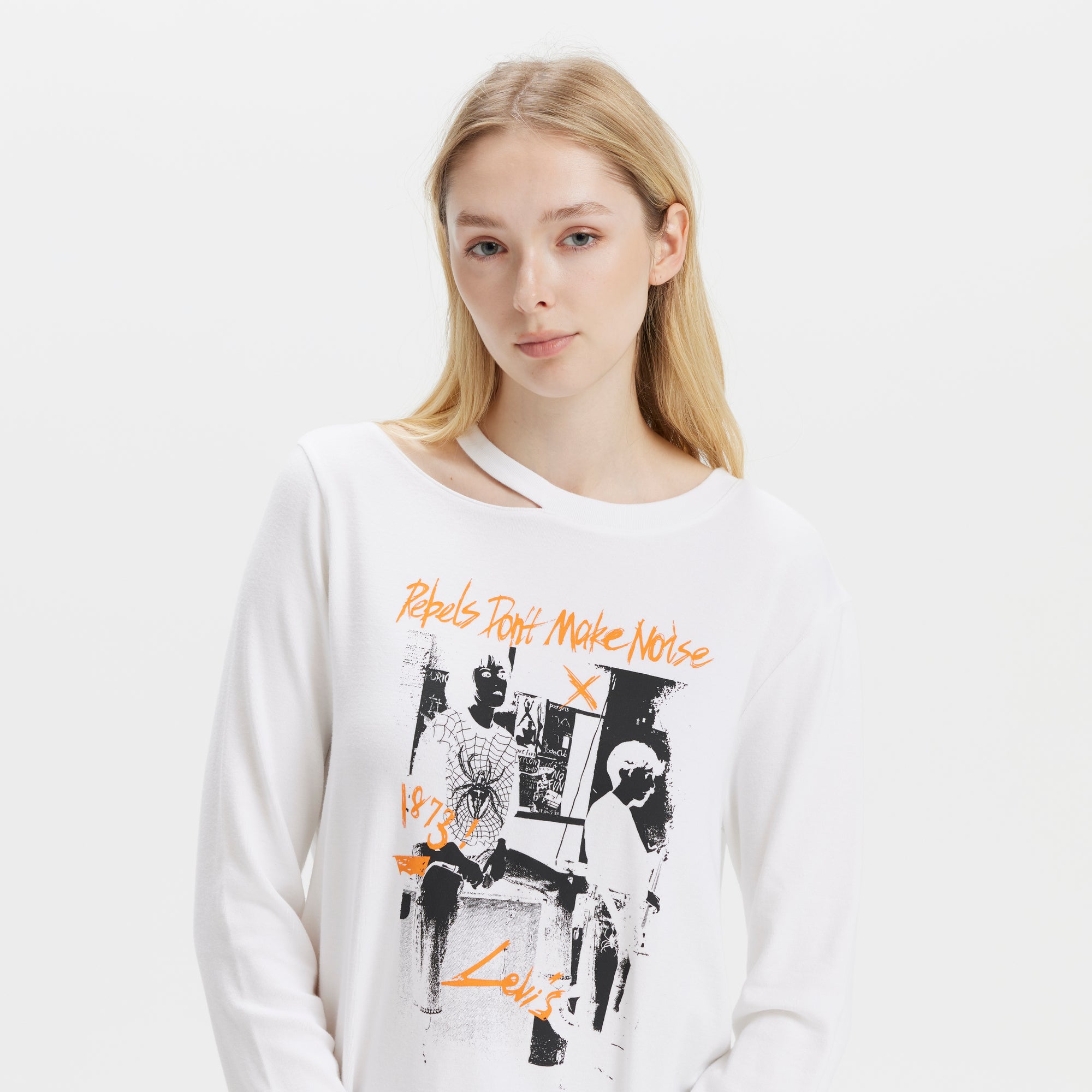 Levi's? Women's ROCK & ROLL Long Sleeve T-Shirt - 图片 2