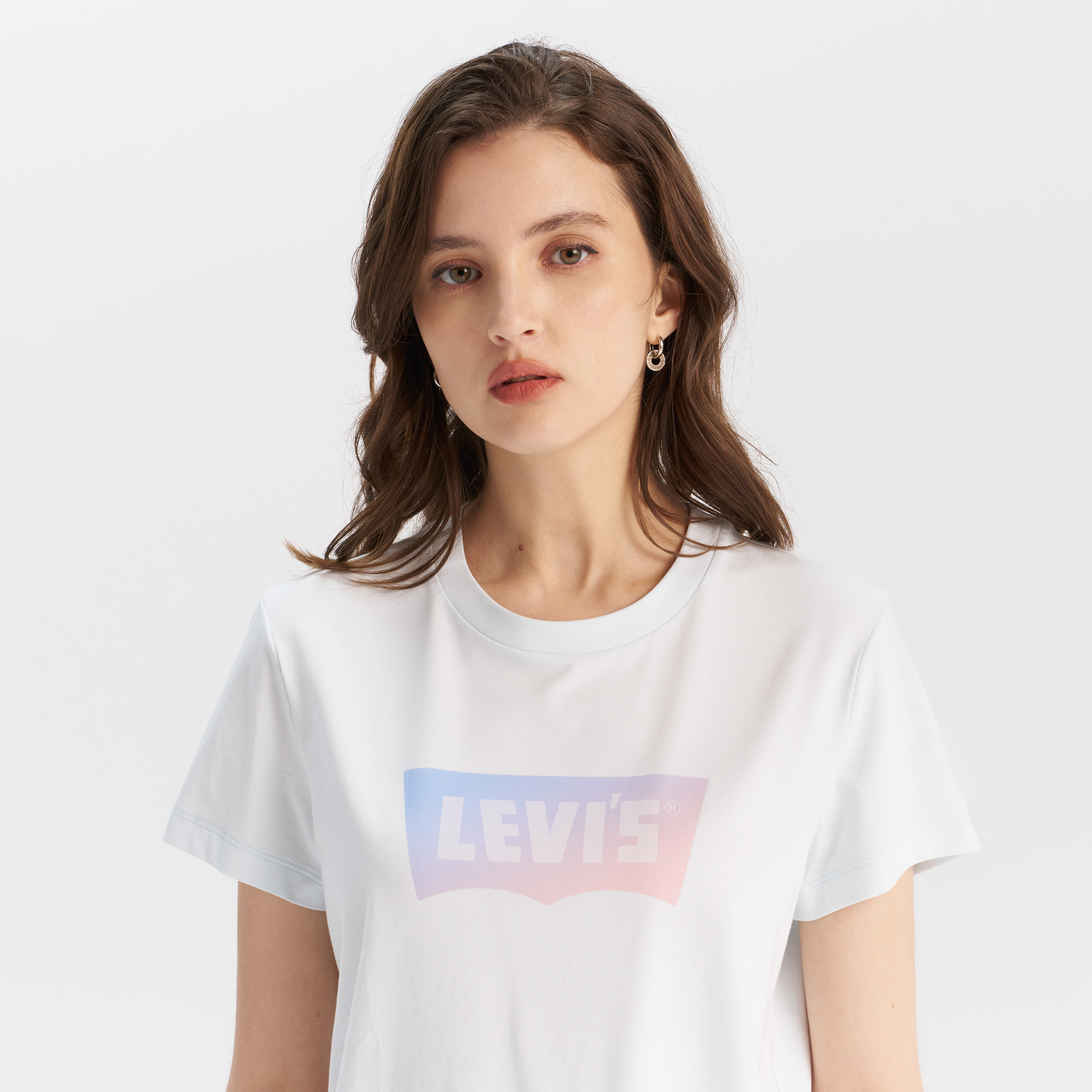 Levi's? Women's Gradient Logo Crew Neck T-Shirt - 图片 3