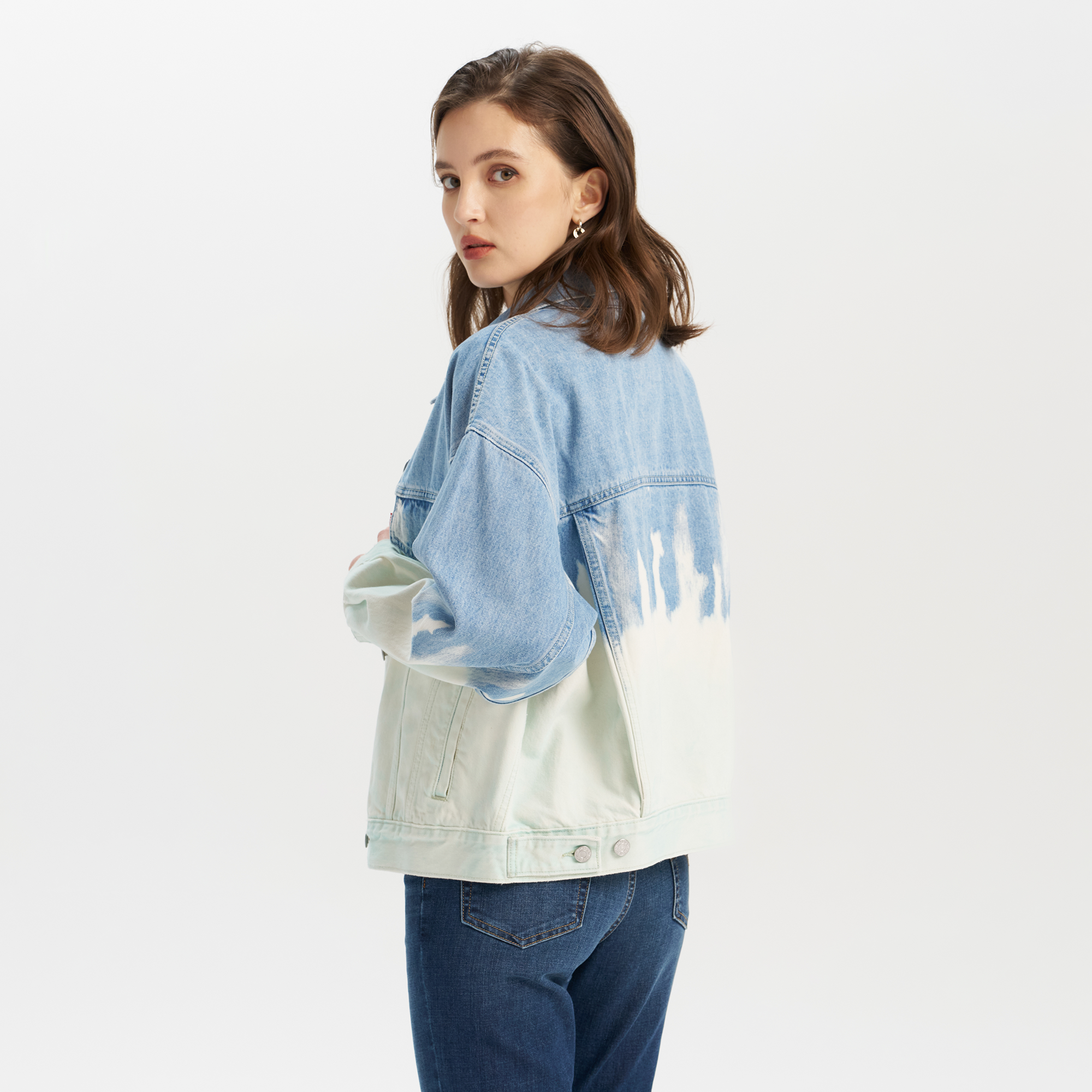 Levi's? Women's Gradient TYPE III Performance Cool Denim Jacket - 图片 4