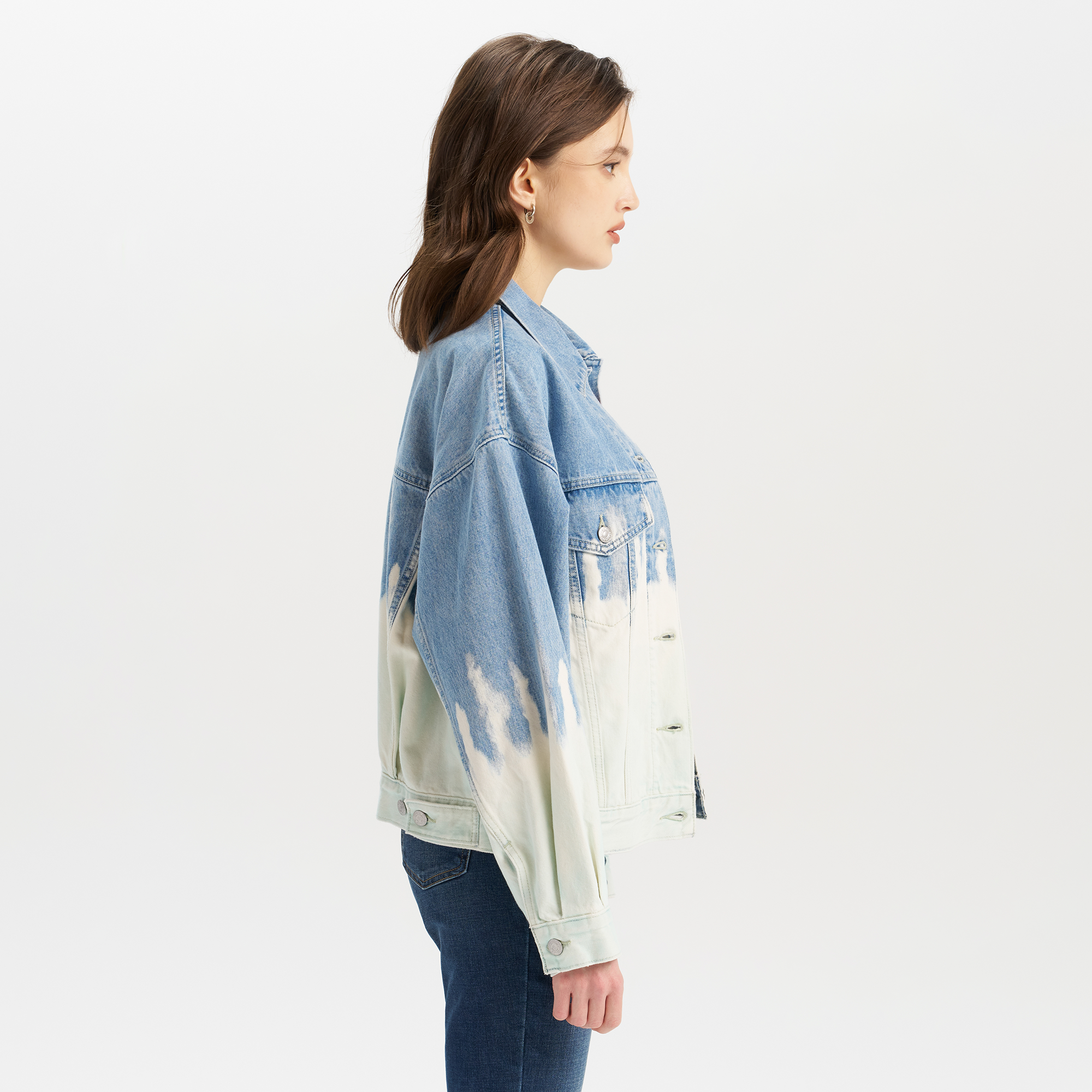 Levi's? Women's Gradient TYPE III Performance Cool Denim Jacket - 图片 6