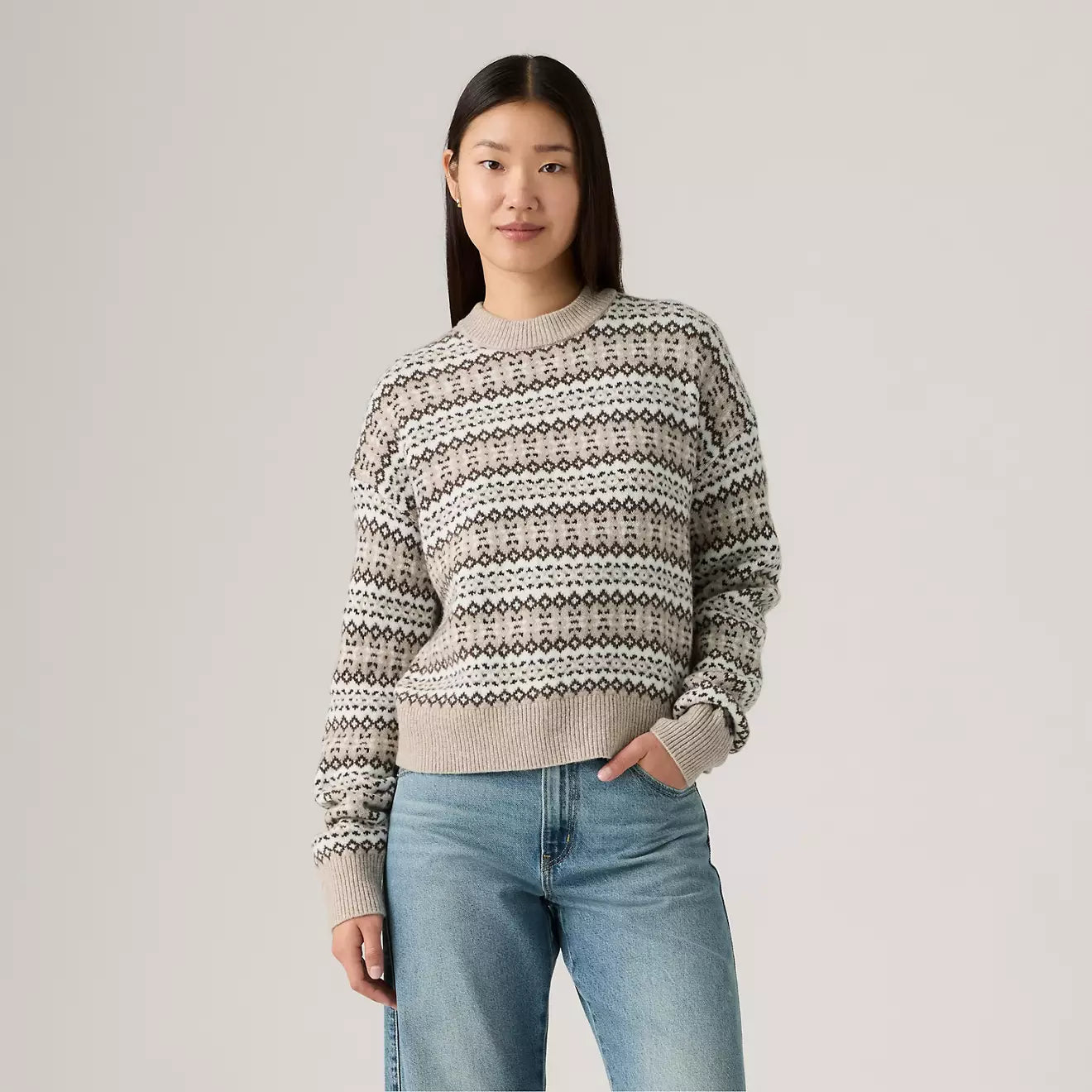 Levi's? Women's Ines Fairisle Sweater - 图片 2