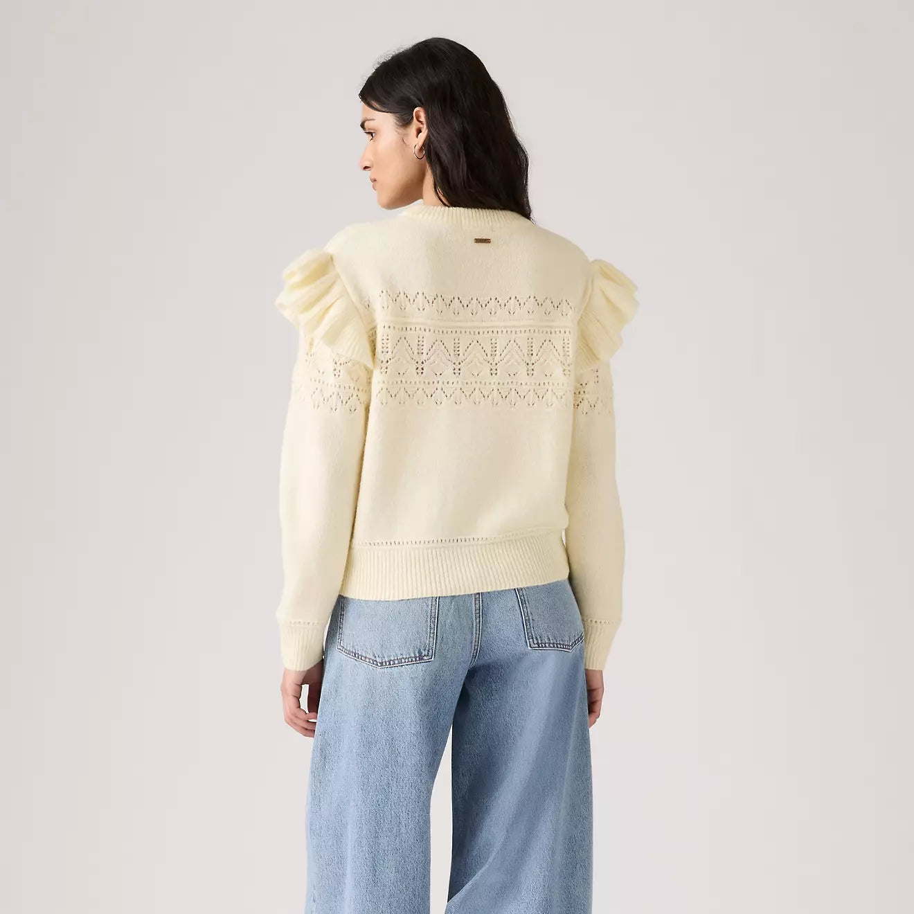 Levi's? Women's Shane Flutter Sleeve Sweater - 图片 4