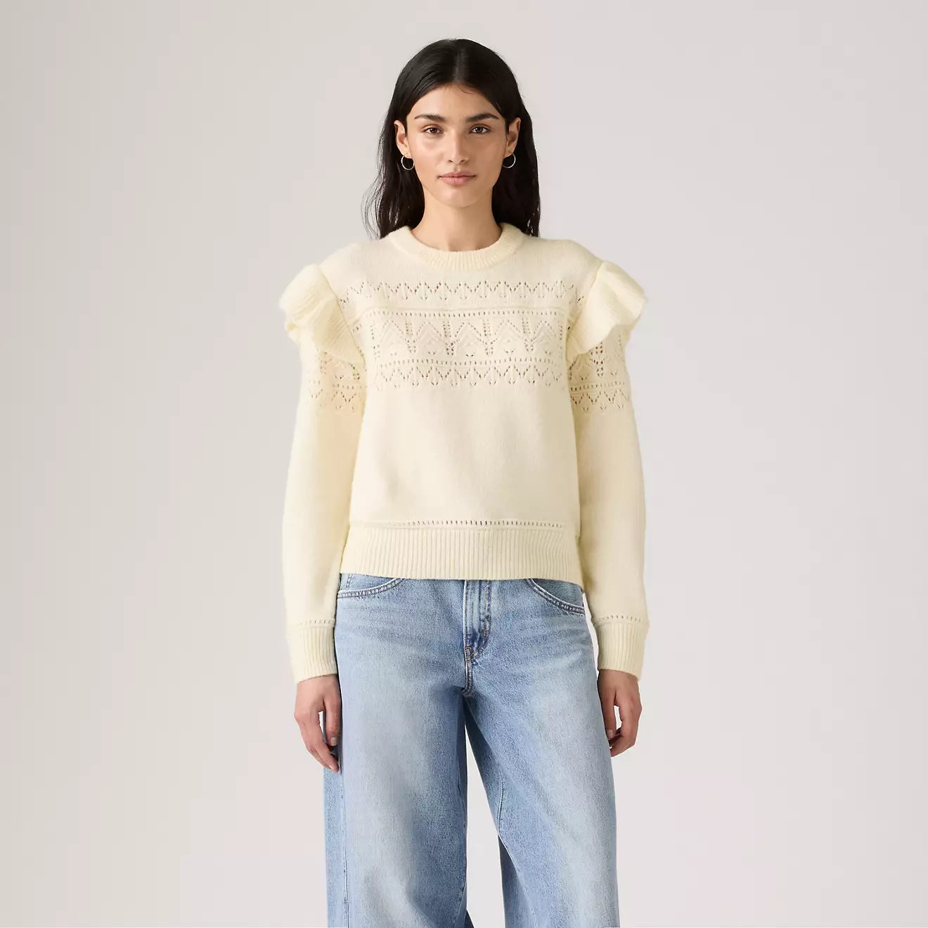 Levi's? Women's Shane Flutter Sleeve Sweater - 图片 3