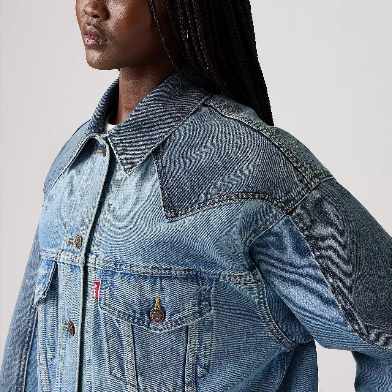 Levi's® Women's '90s Western Pieced Trucker Jacket - 图片 4