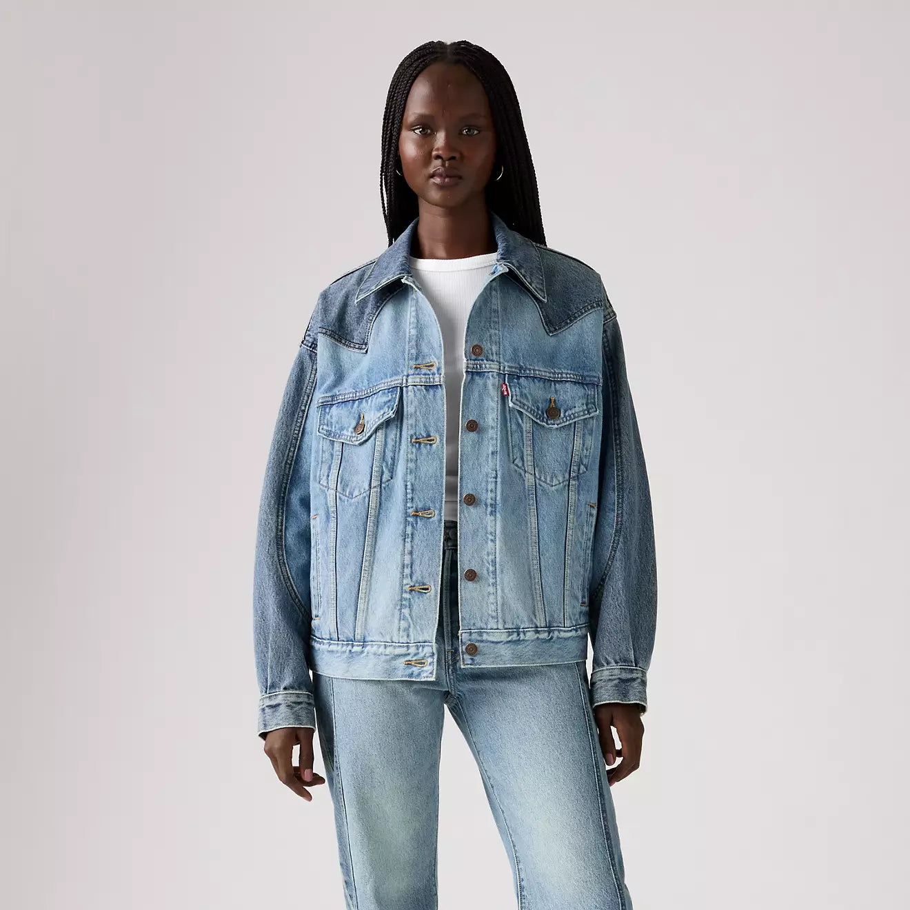 Levi's® Women's '90s Western Pieced Trucker Jacket - 图片 2