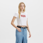 Levi's? Women's Cropped Logo Short Sleeve