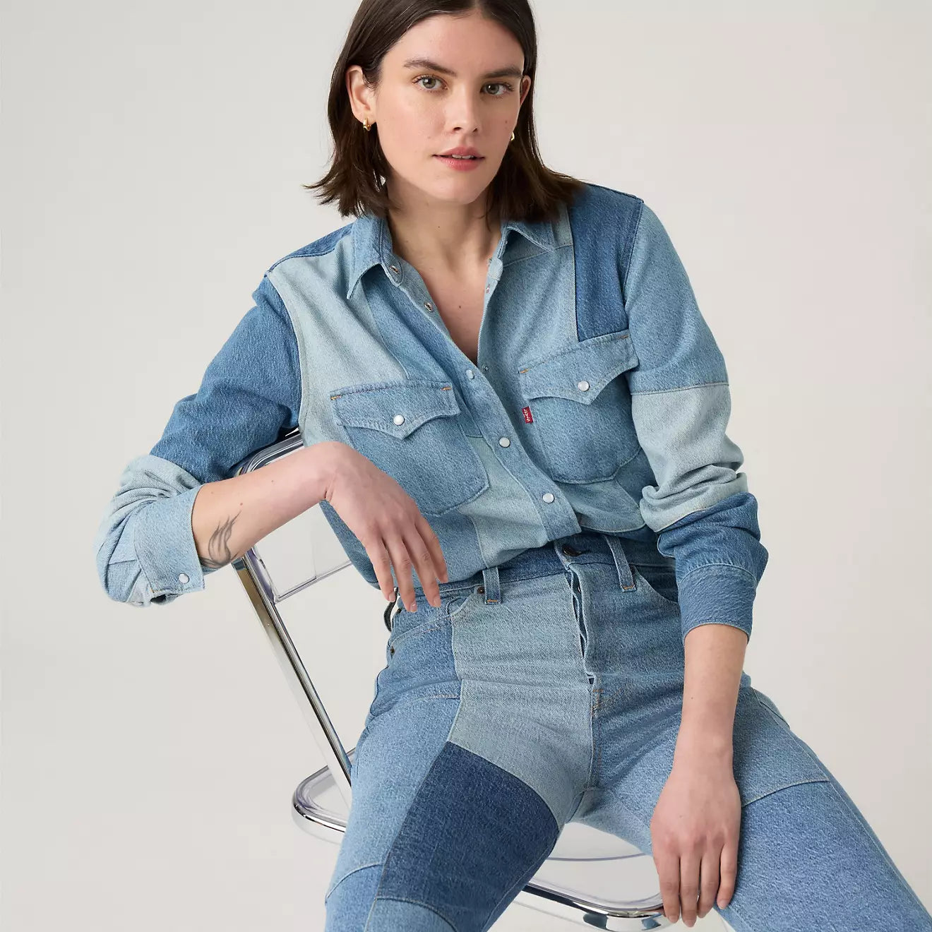 Levi's® Women's Patchwork Iconic Western Shirt - 图片 2