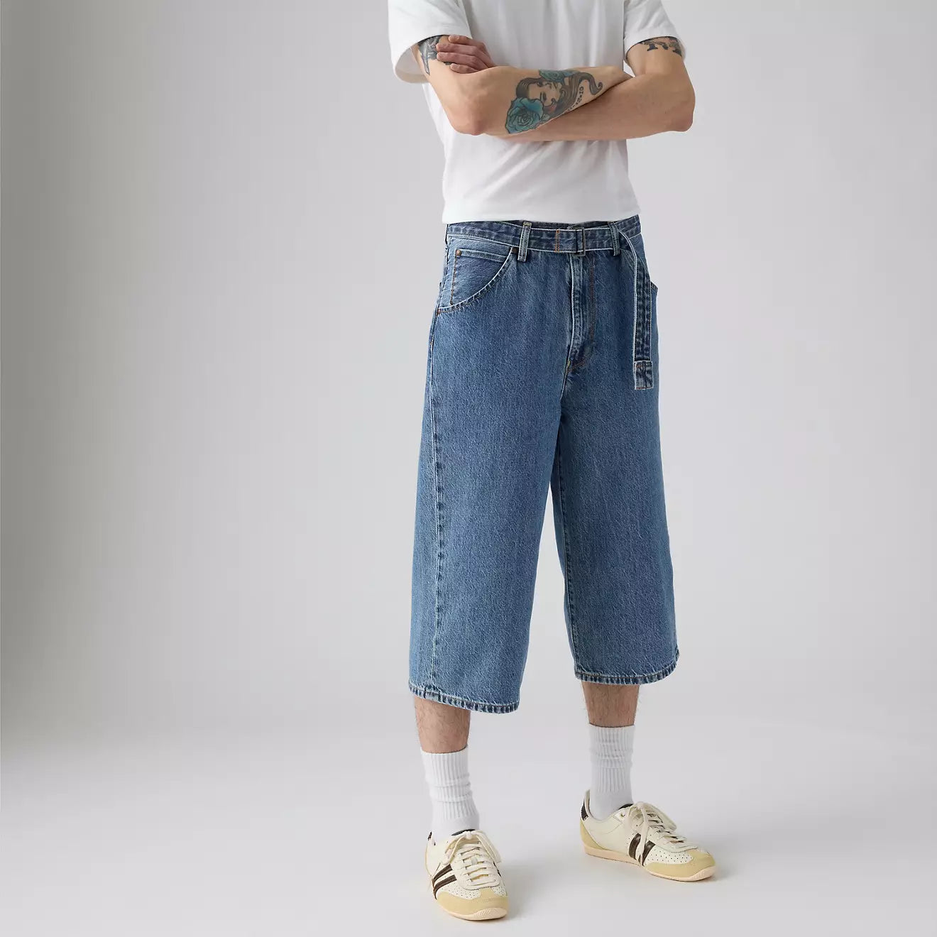 Levi's? Men's Twisted Baggy Capris - 图片 2