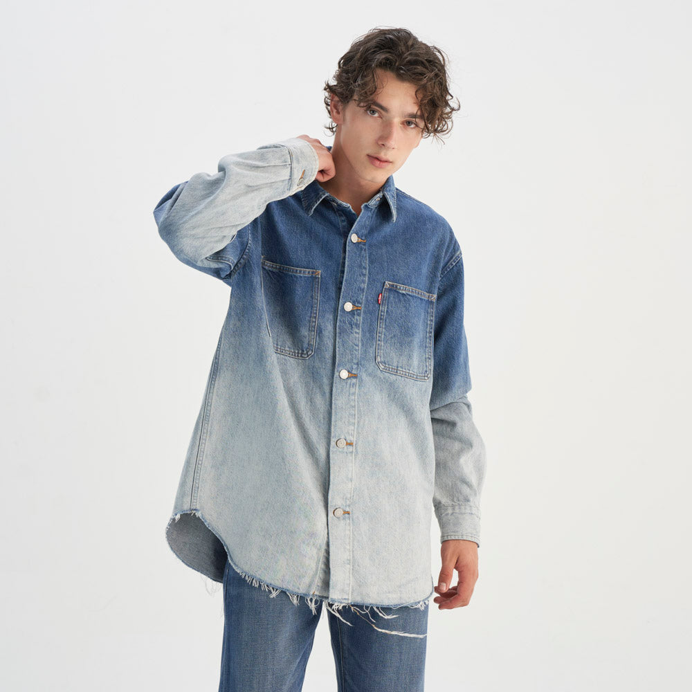 Levi's® Men's Relaxed-Fit Denim Ombre Shirt