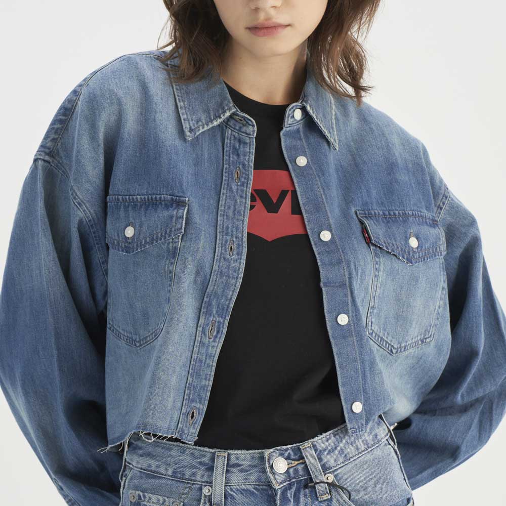 Levi's? Women's Oversized Denim Jacket - 图片 2