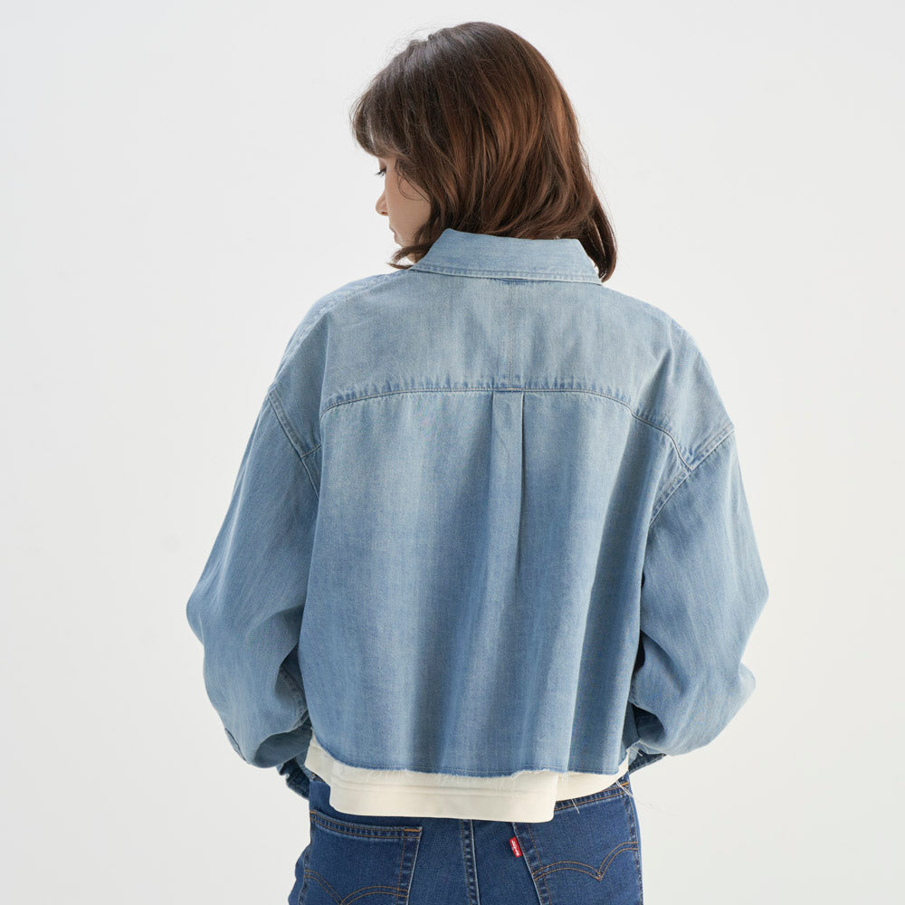 Levi's? Women's Levi's? Fitted Denim Shirt - 图片 4