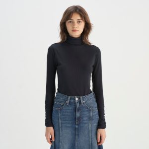 Levi's? Black Long-Sleeve Turtleneck Shirt