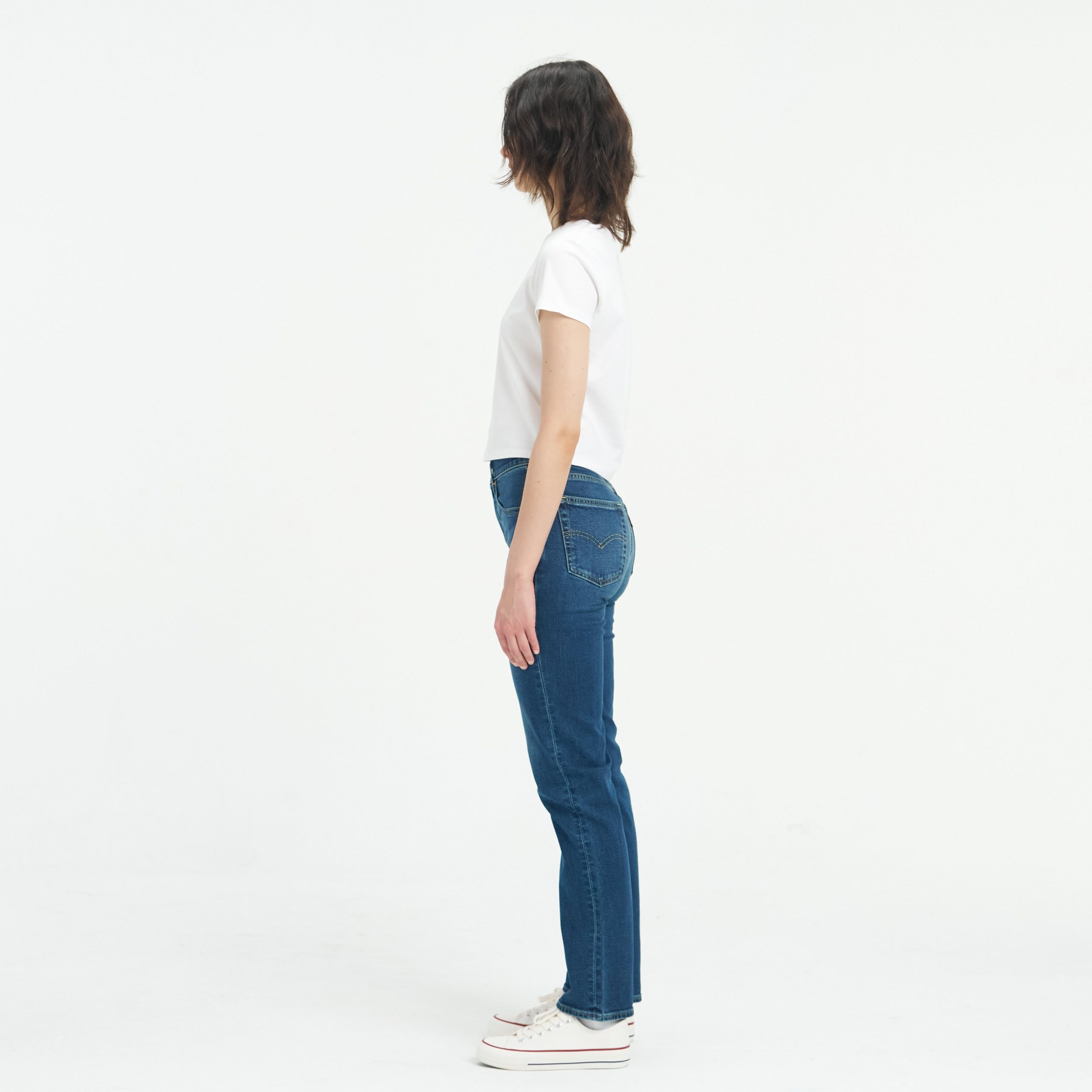 Levi's® Performance Warm 724™ High-Waisted Straight Jeans - 图片 2