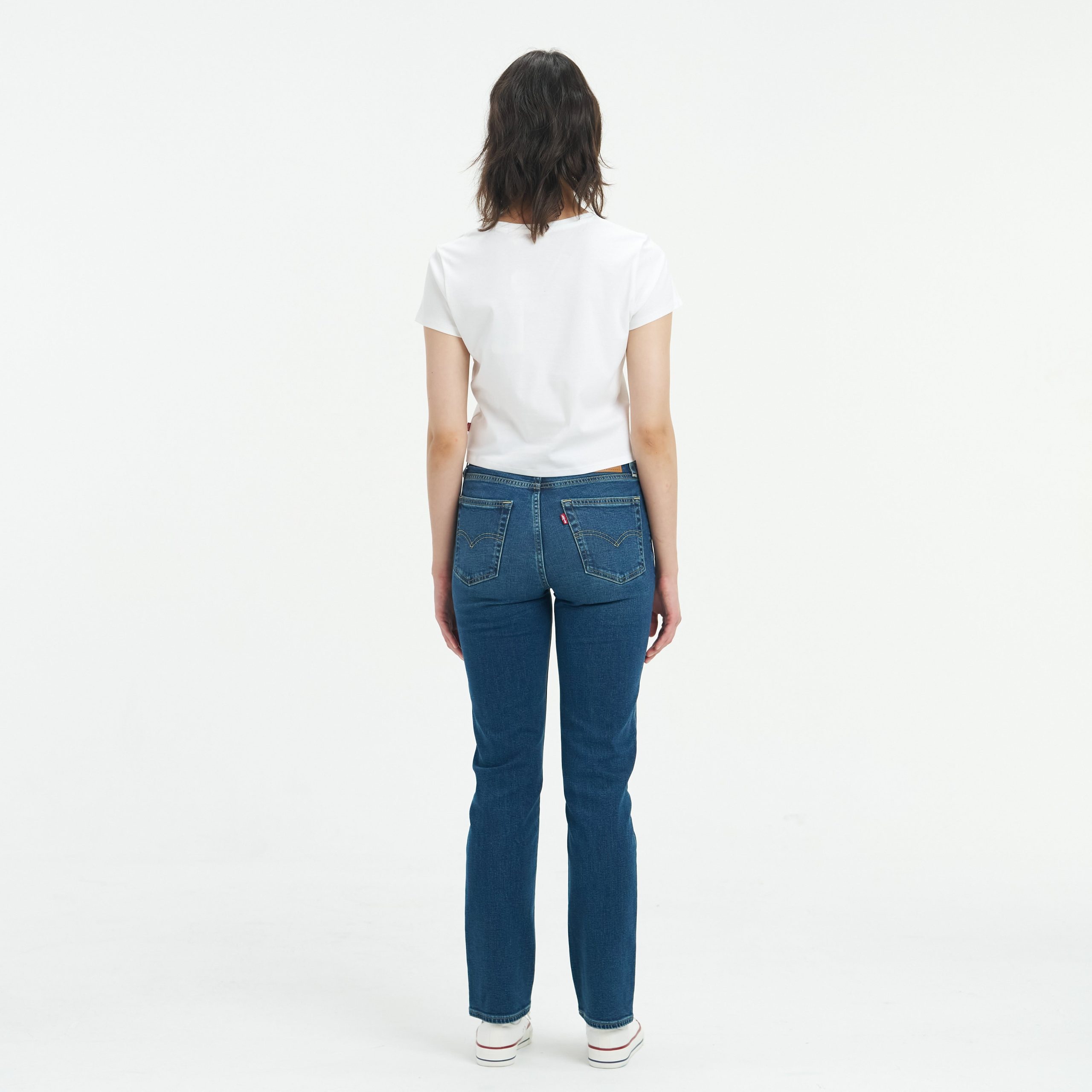 Levi's® Performance Warm 724™ High-Waisted Straight Jeans - 图片 3