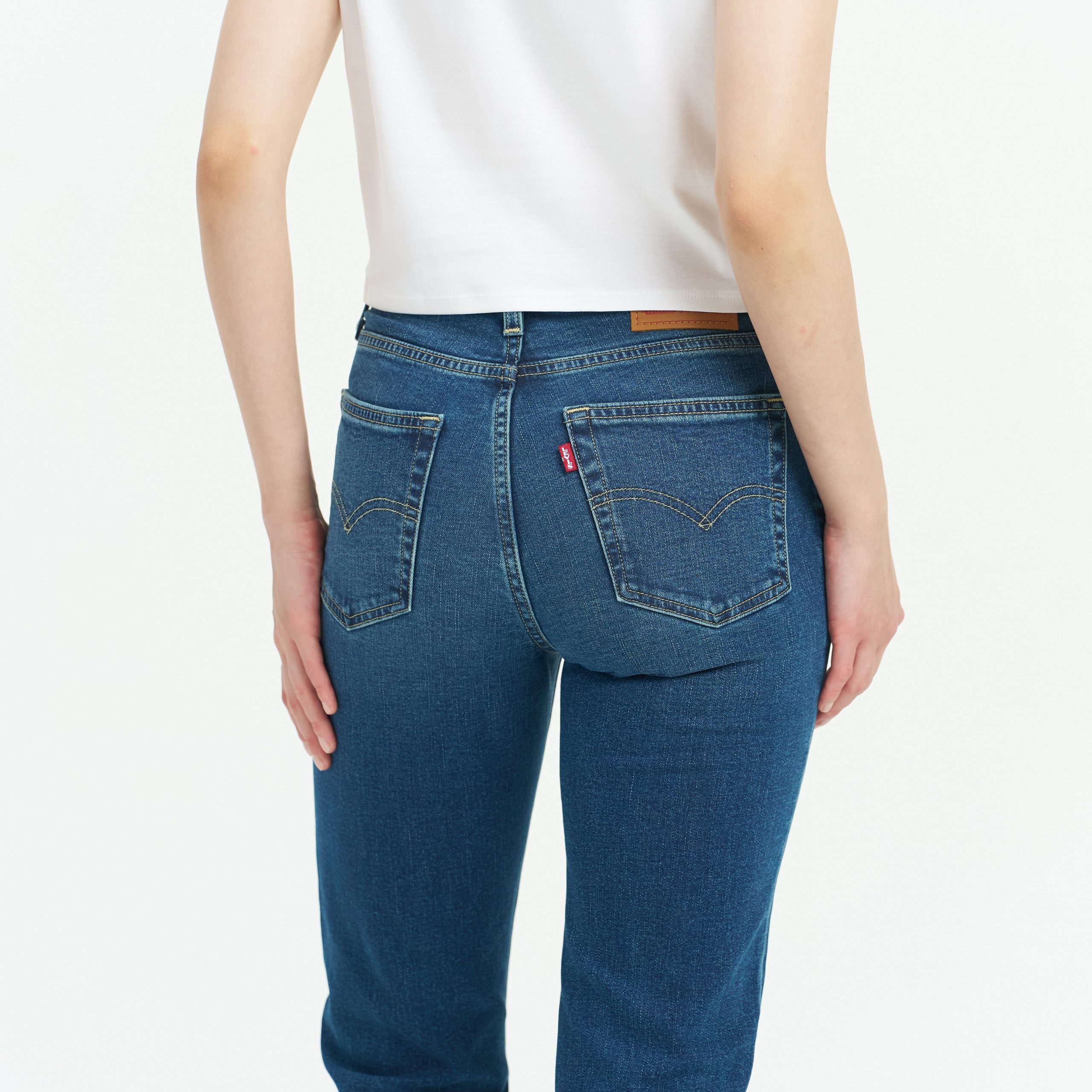 Levi's® Performance Warm 724™ High-Waisted Straight Jeans - 图片 6
