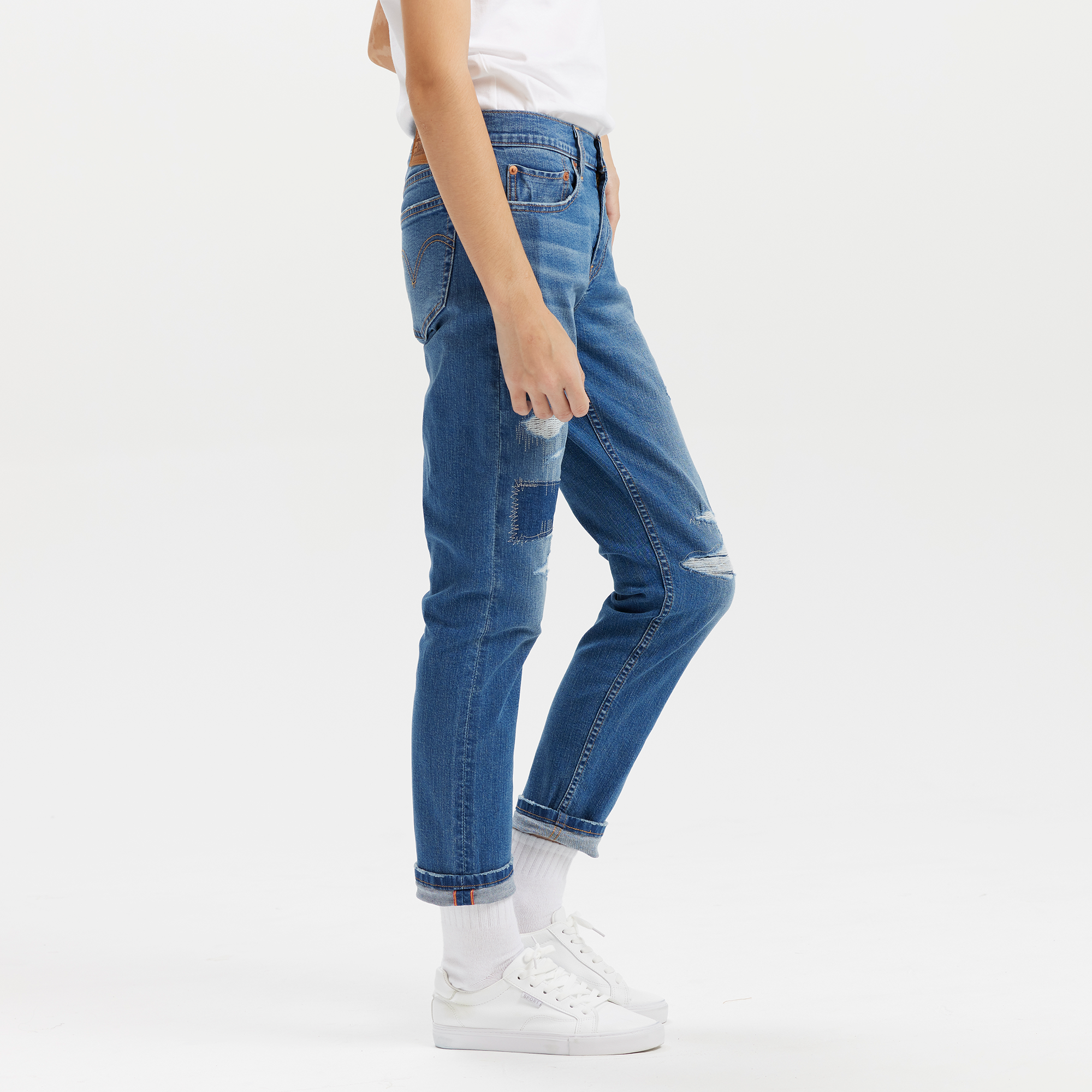 Levi's® Women's Boyfriend Mid-Rise Tapered Jeans - 图片 5