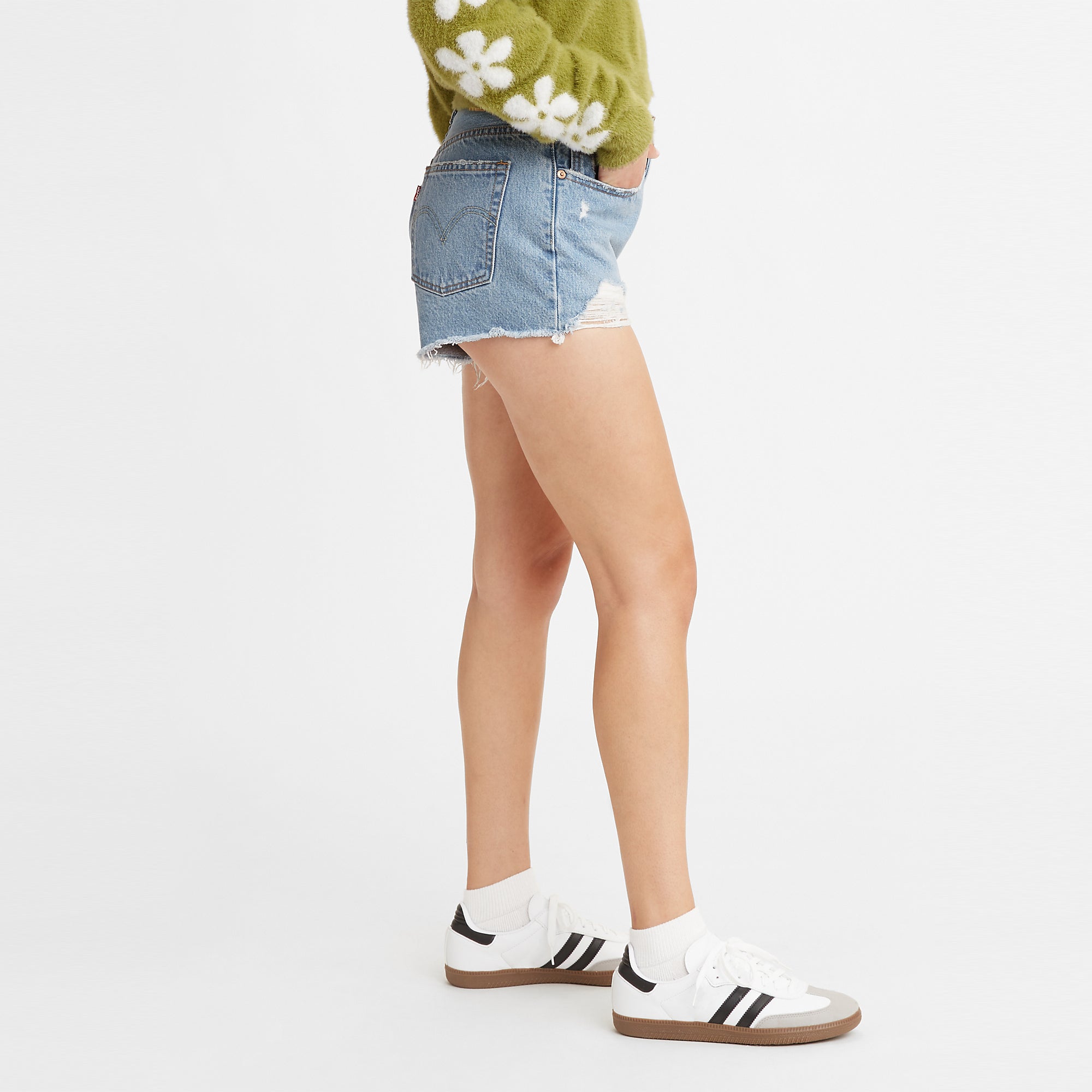 Levi's® Women's 501® Original High Rise Jean Shorts - 图片 3