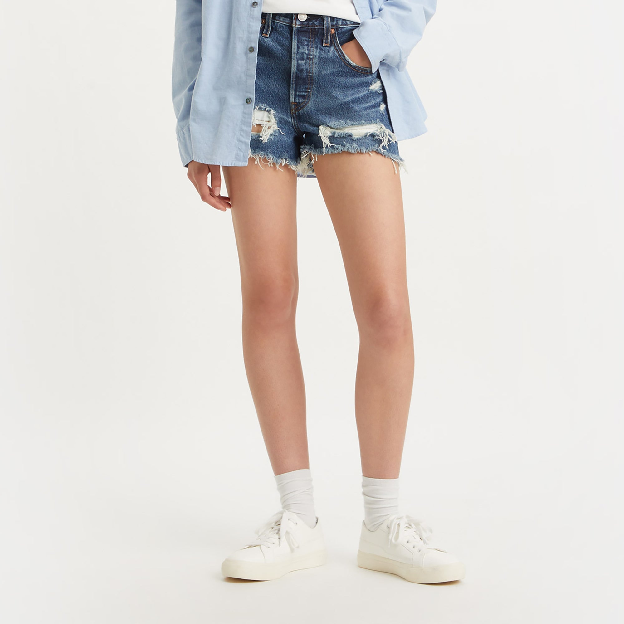 Levi's® Women's 501® Original High Rise Jean Shorts - 图片 4