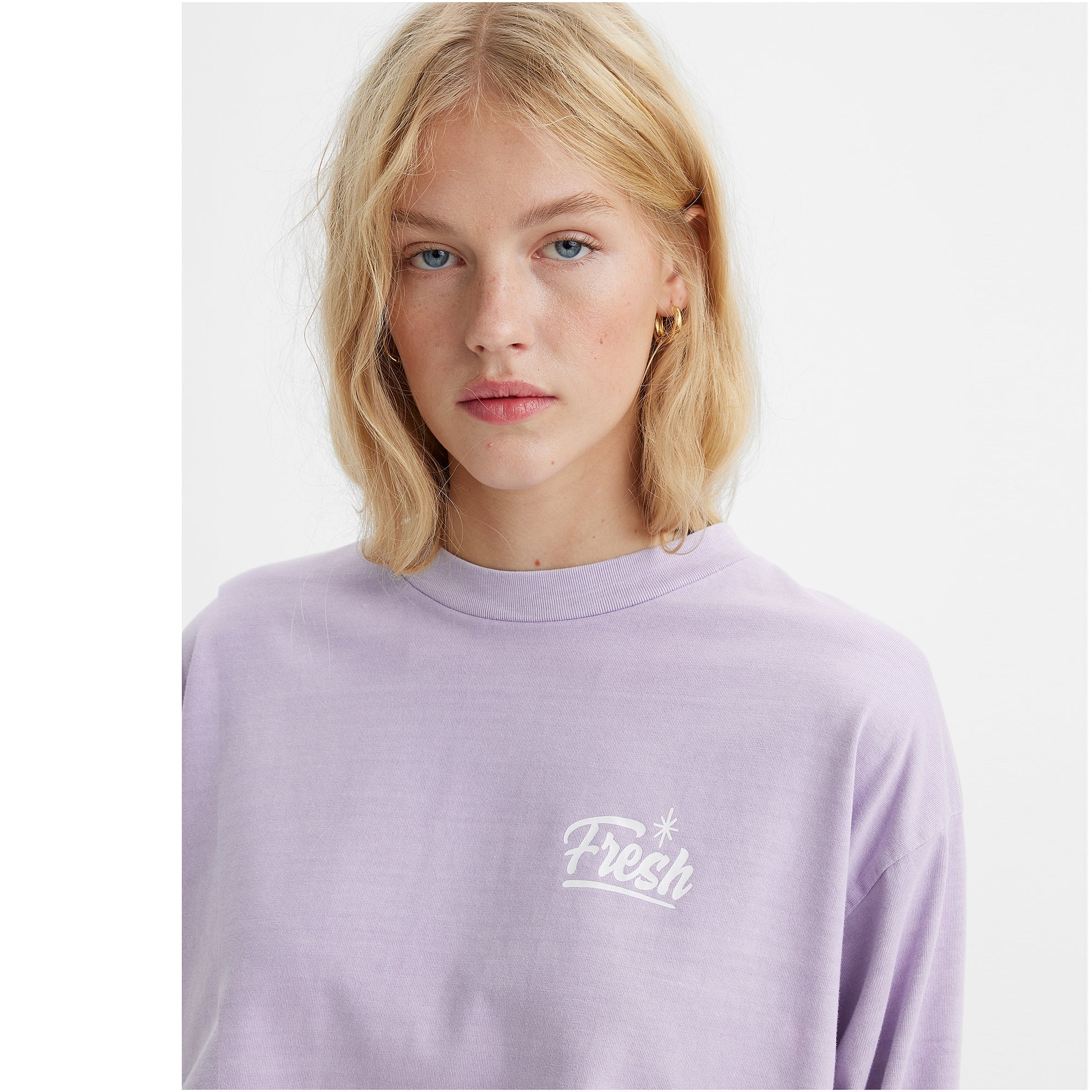 Levi's® Women's Graphic Long Sleeve Reese Cropped Tee - 图片 4