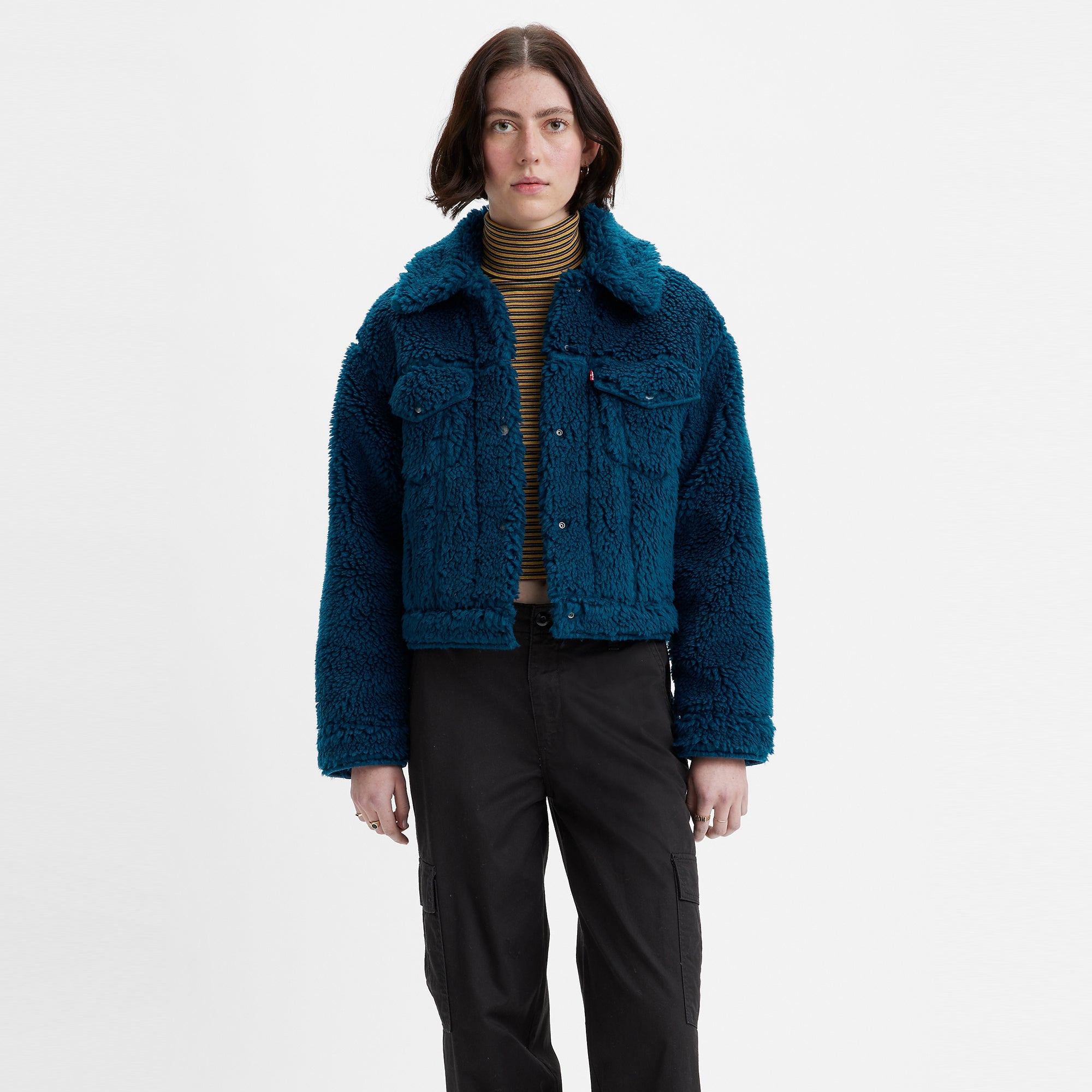Levi's® Women's Baby Bubble Sherpa Trucker Jacket - 图片 3