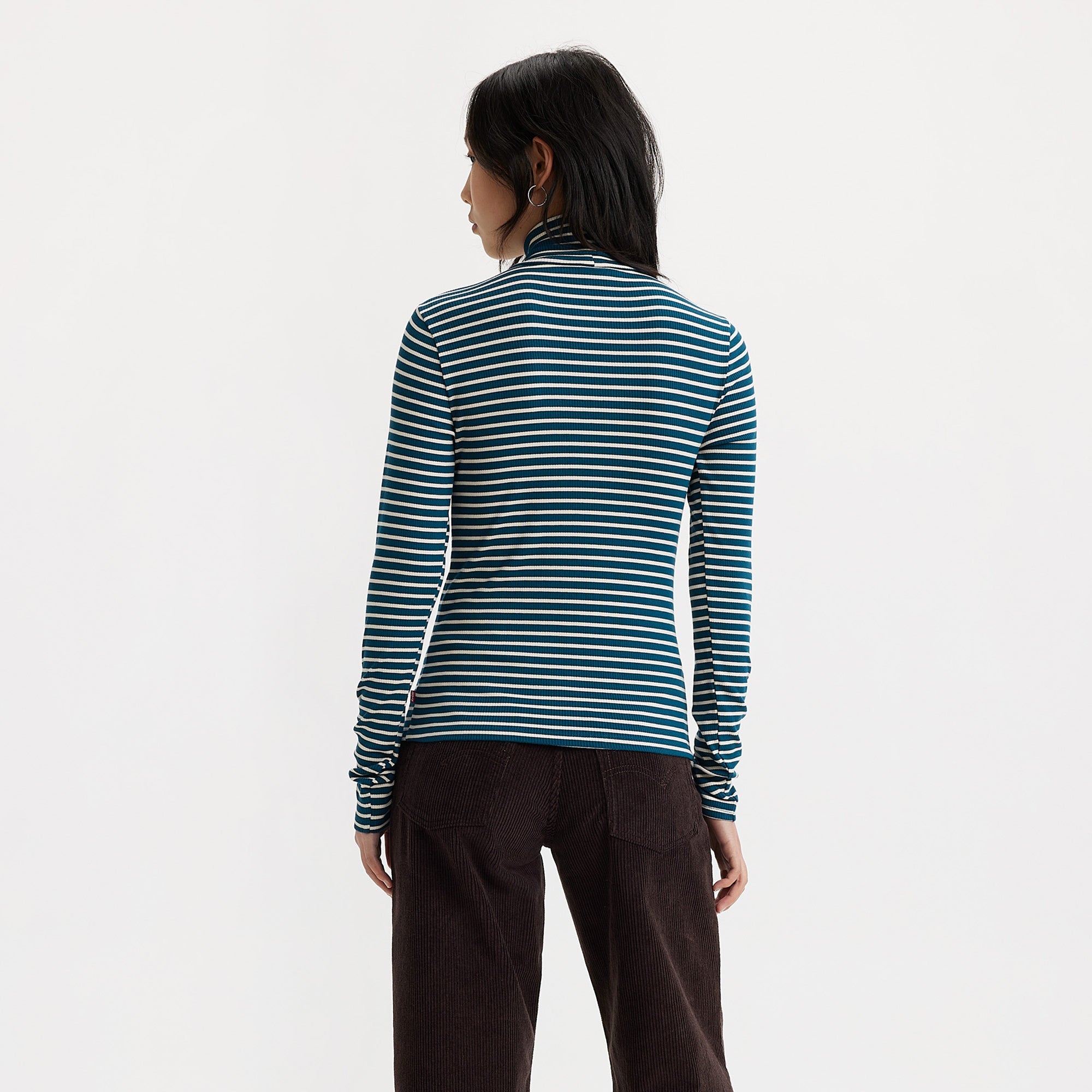 Levi's? Women's Ruched Turtleneck - 图片 2