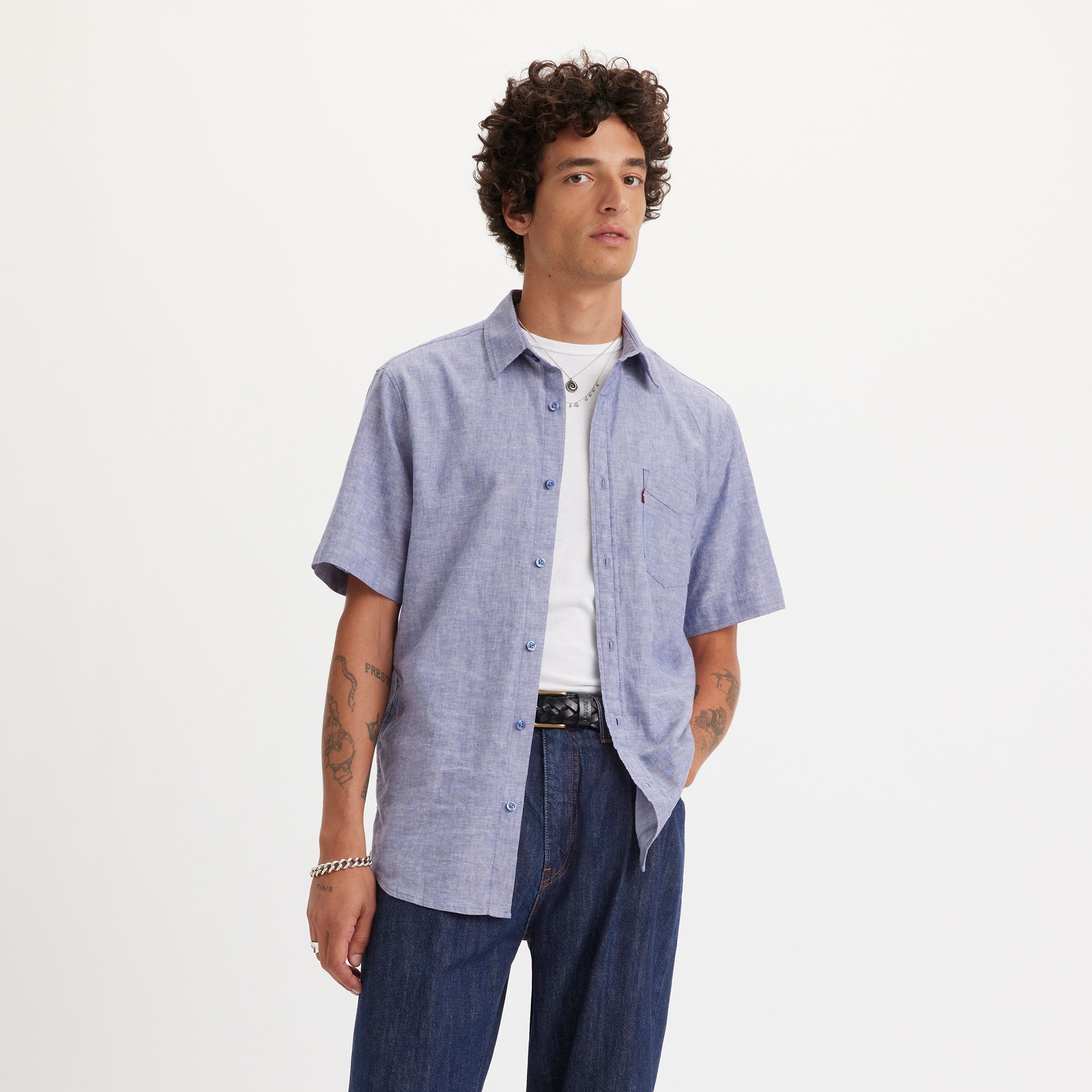 Levi's® Men's Short-Sleeve Sunset Pocket Shirt - 图片 3