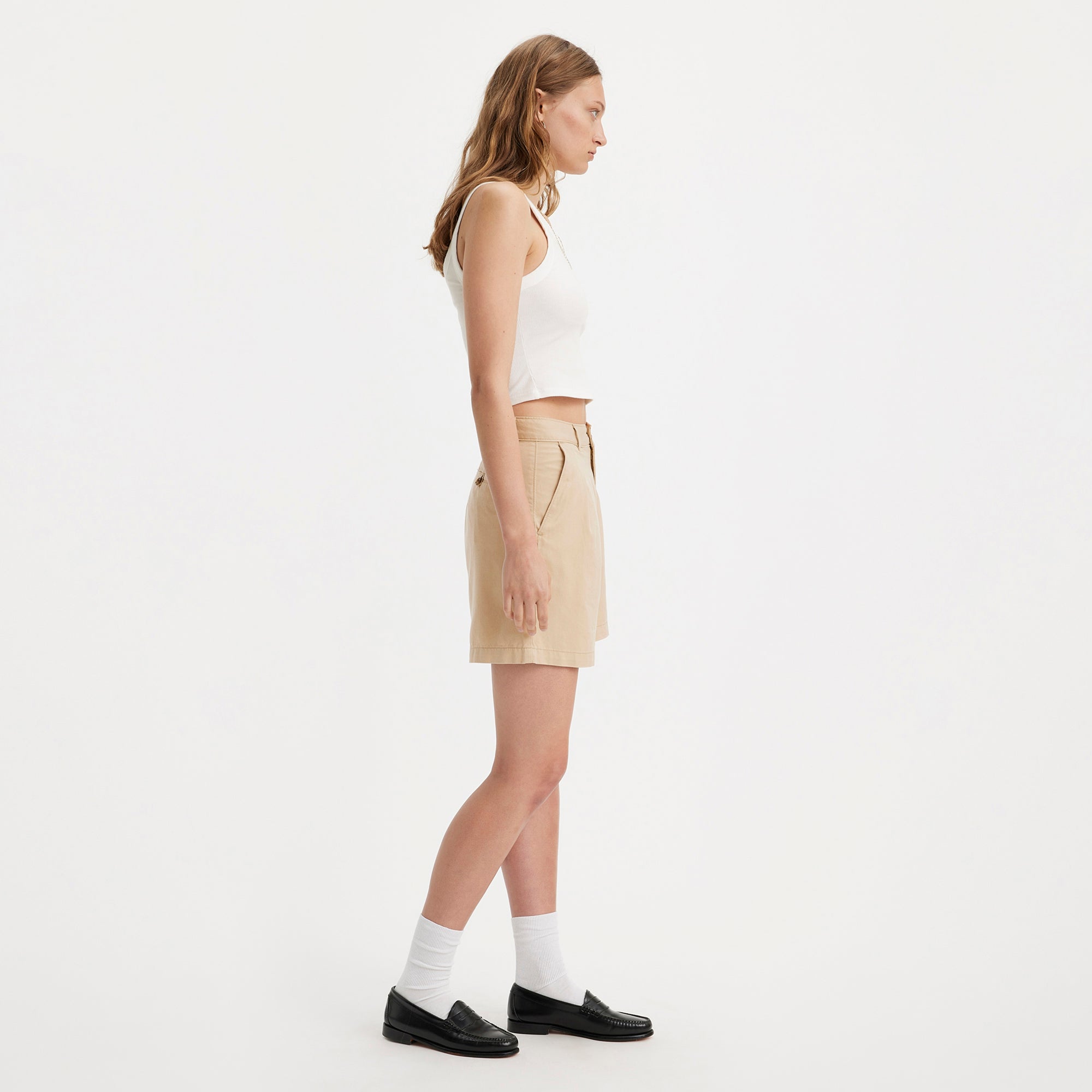 Levi's® Women's Pleated Trouser Shorts - 图片 6