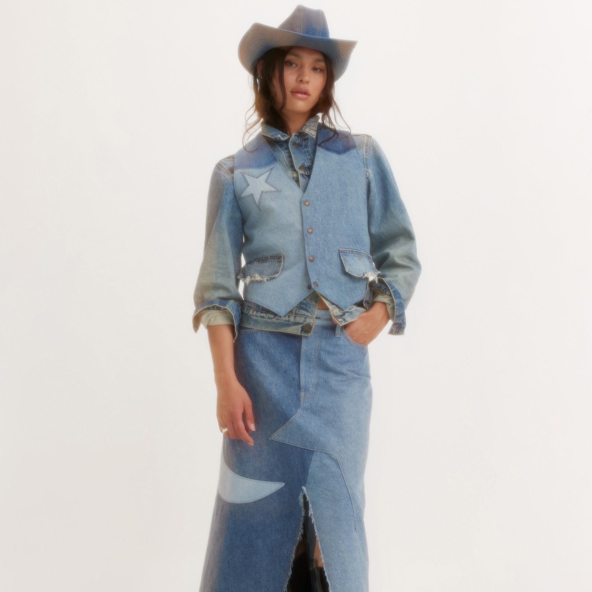 Levi's? Women's Icon Long Skirt - 图片 4