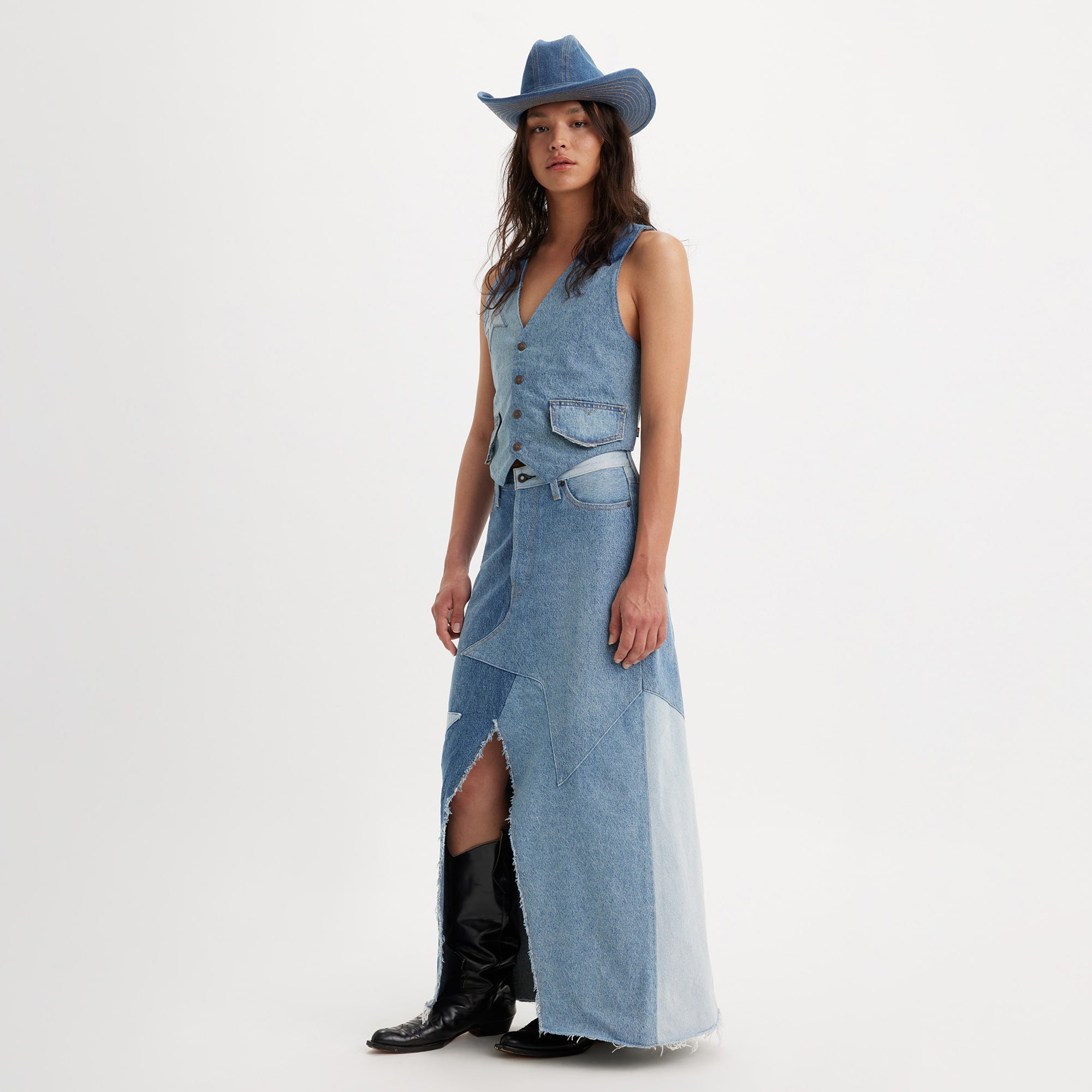 Levi's? Women's Icon Long Skirt - 图片 6