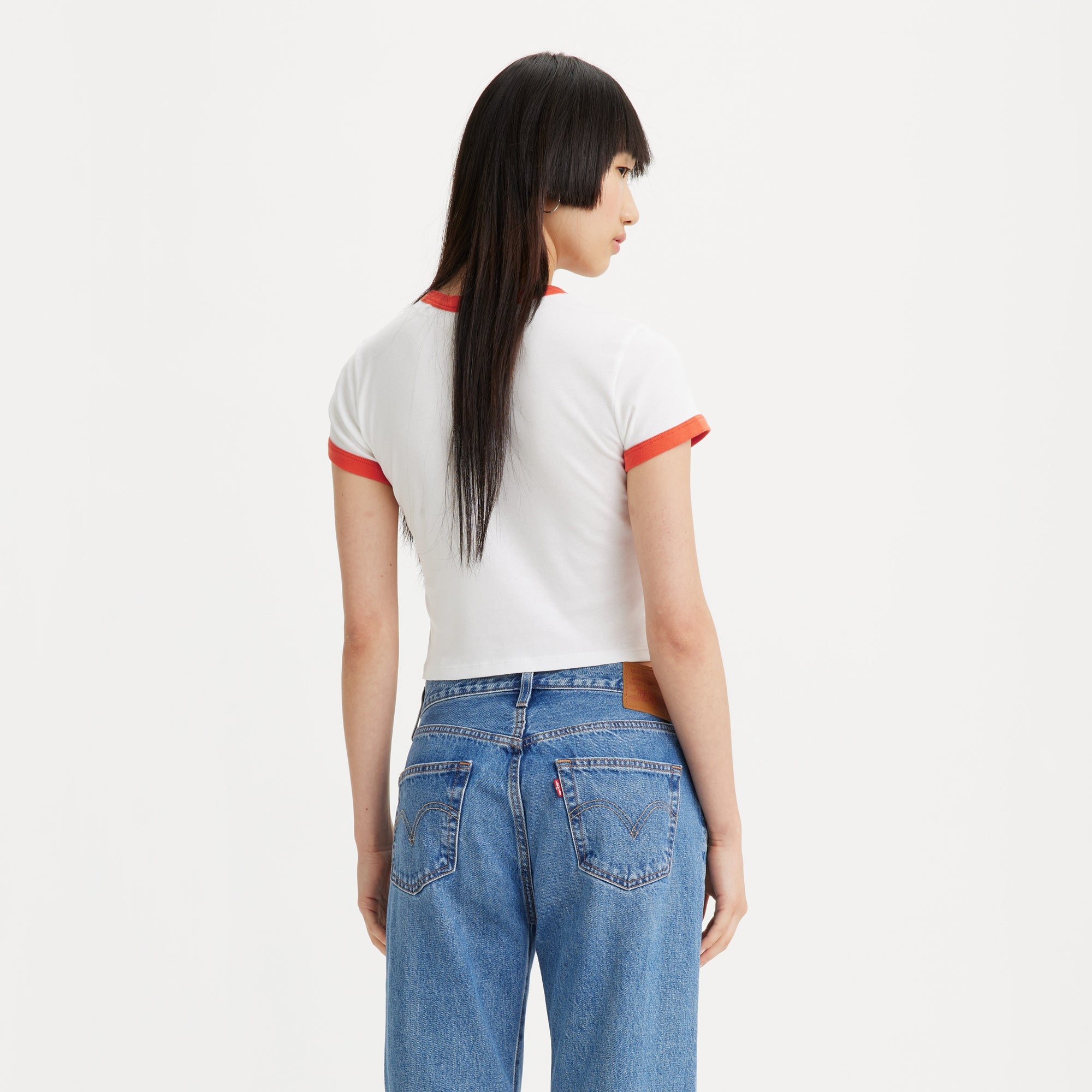 Levi's® Women's Graphic Ringer Mini T-Shirt - 图片 2