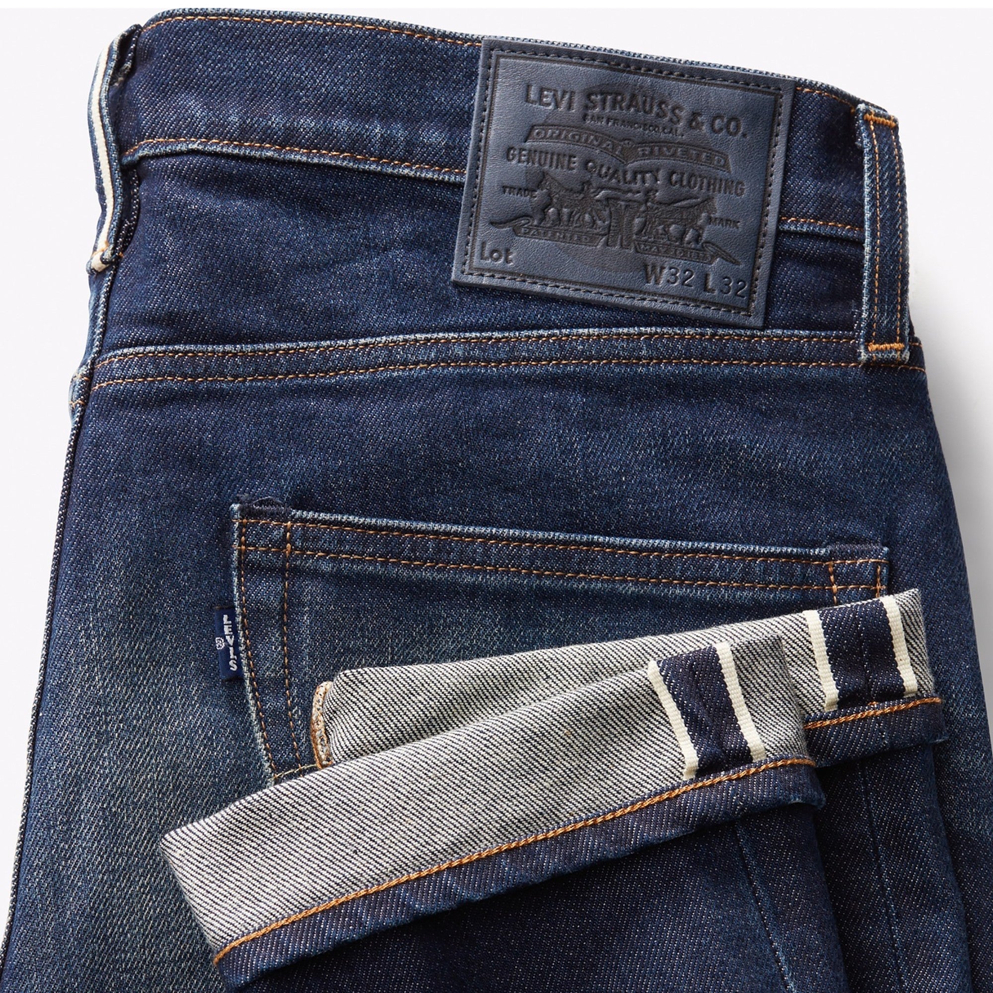 Levi's® Men's Selvedge 512™ Slim Taper Jeans - 图片 7