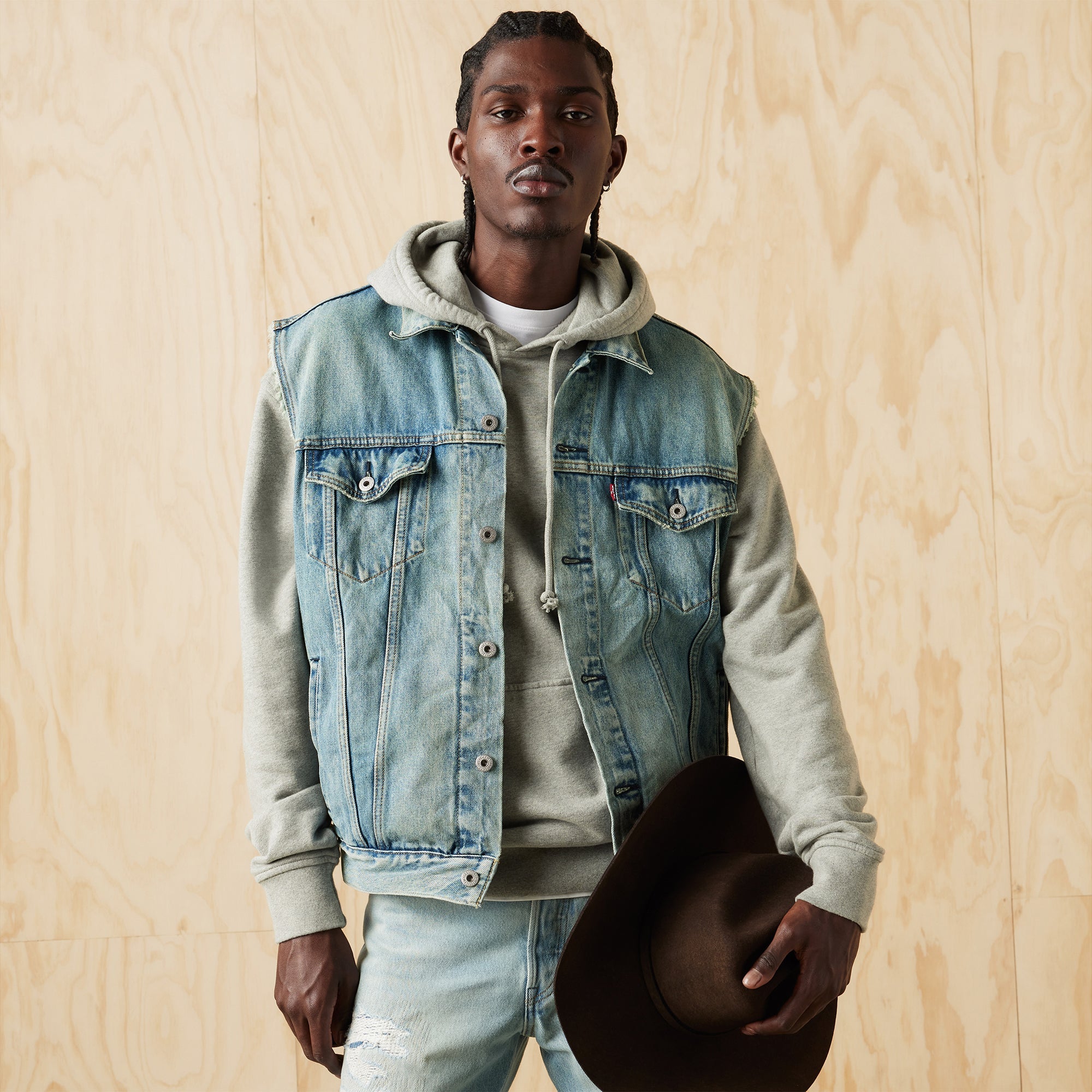 Levi's? Men's Relaxed Trucker Vest - 图片 3