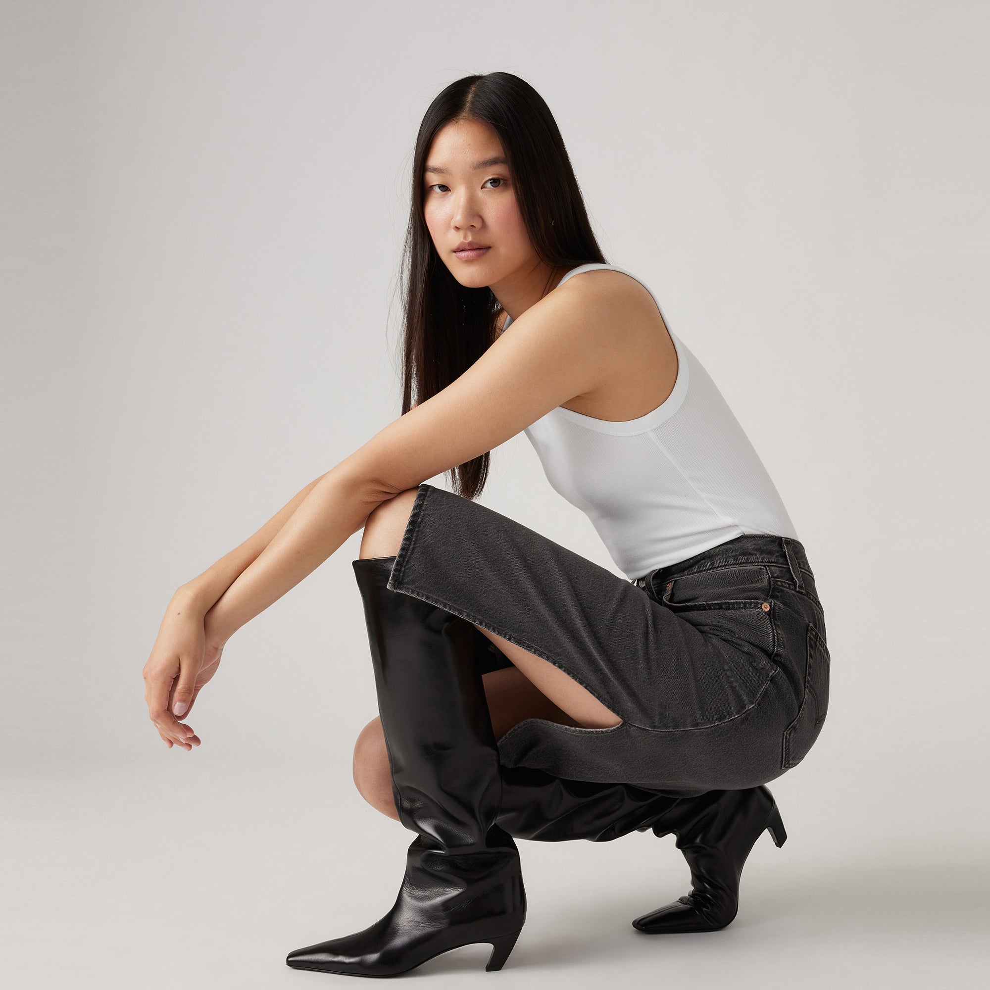 Levi's? Women's Side Slit Skirt - 图片 6