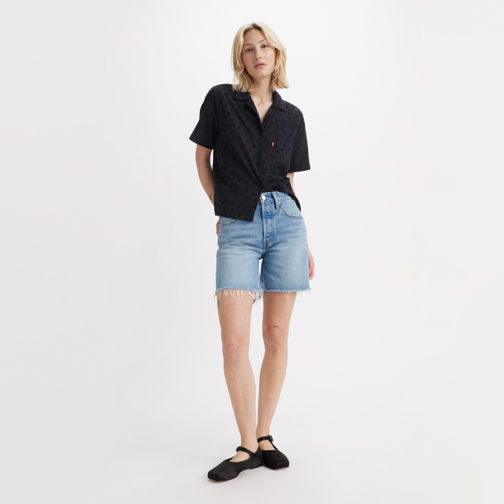 Levi's® Women's 501® Mid-Thigh Shorts - 图片 3