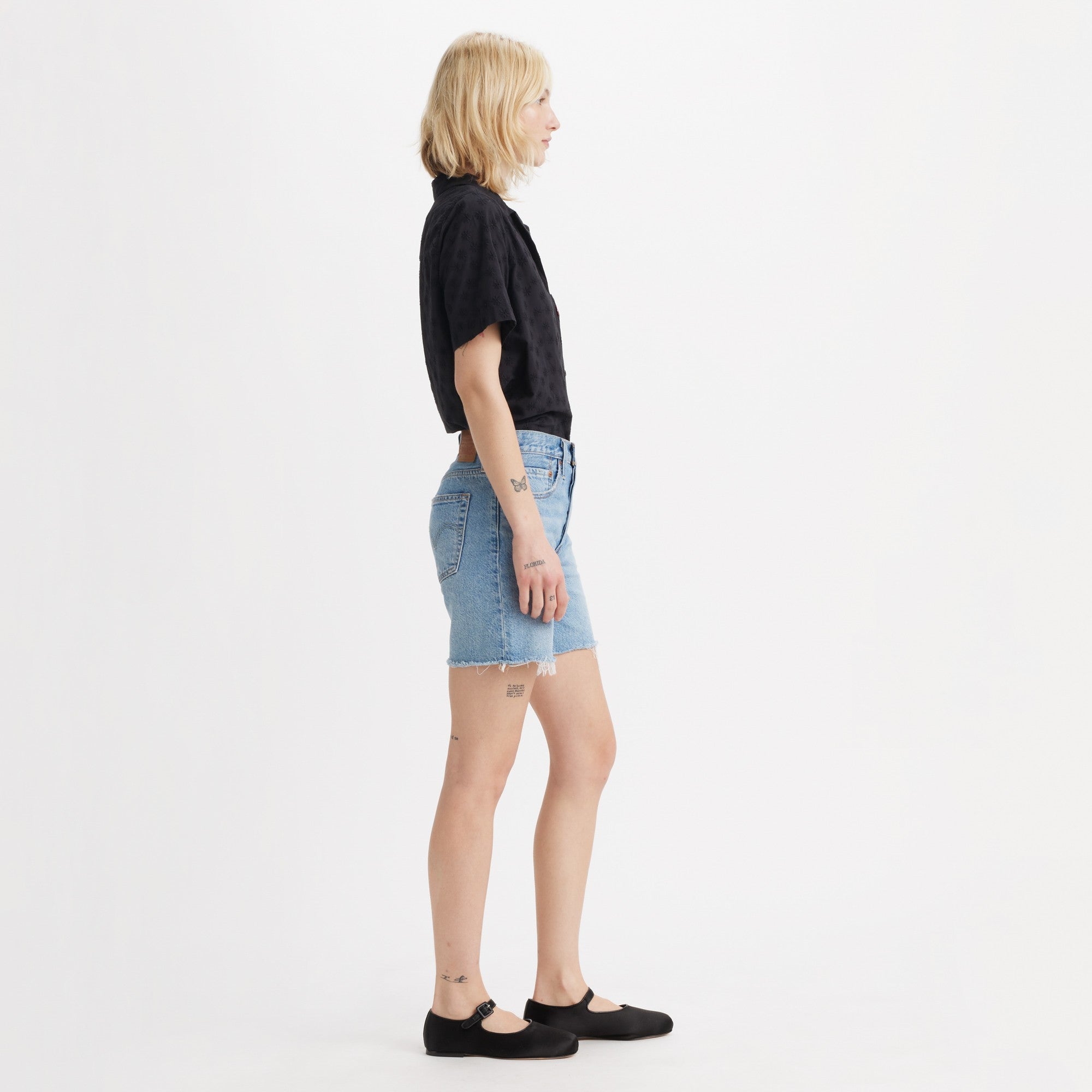 Levi's® Women's 501® Mid-Thigh Shorts - 图片 4