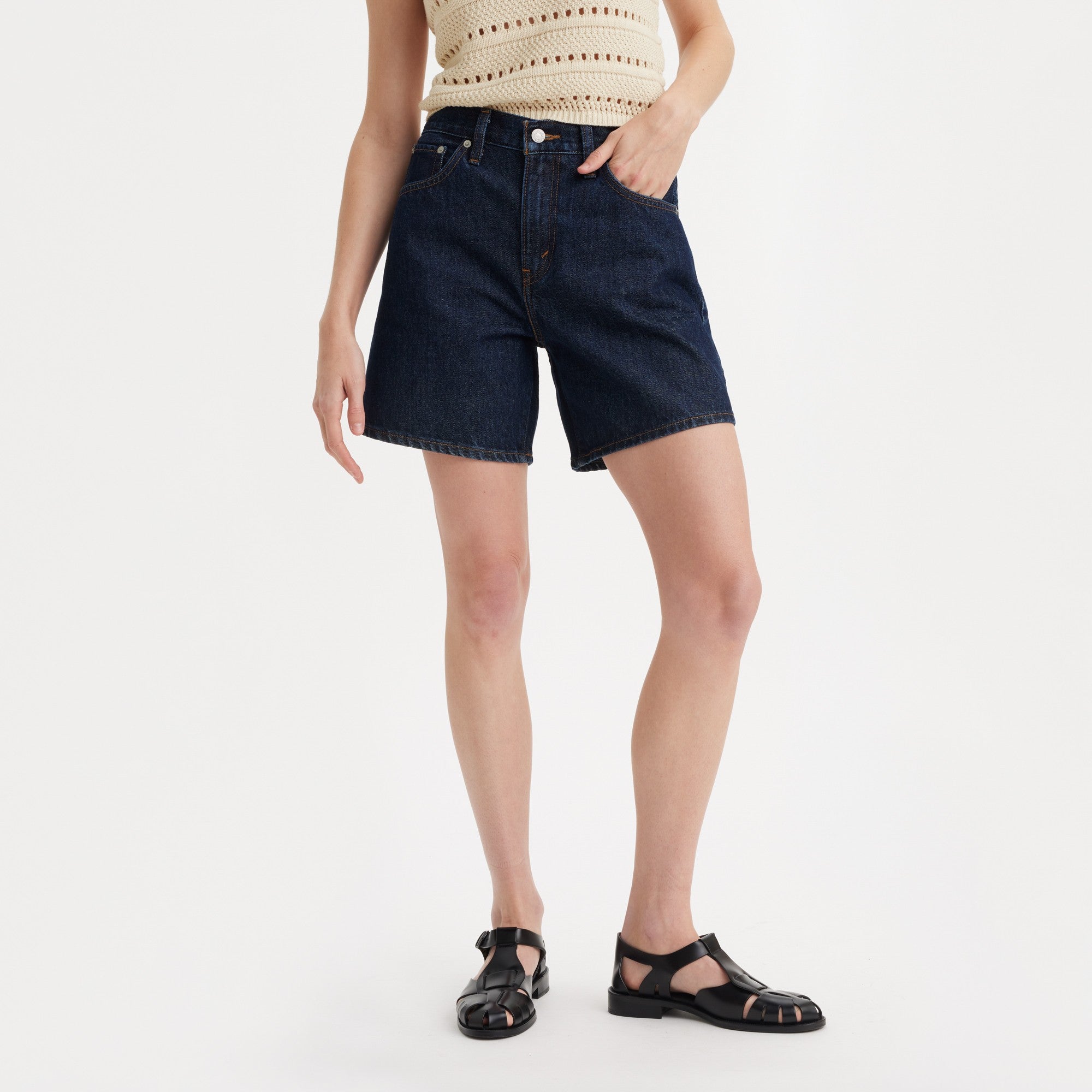 Levi's® Women's High-Rise Baggy Shorts - 图片 6