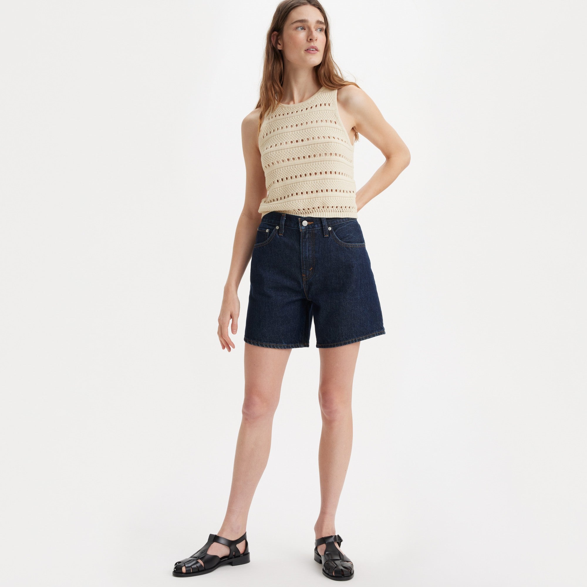 Levi's® Women's High-Rise Baggy Shorts - 图片 5