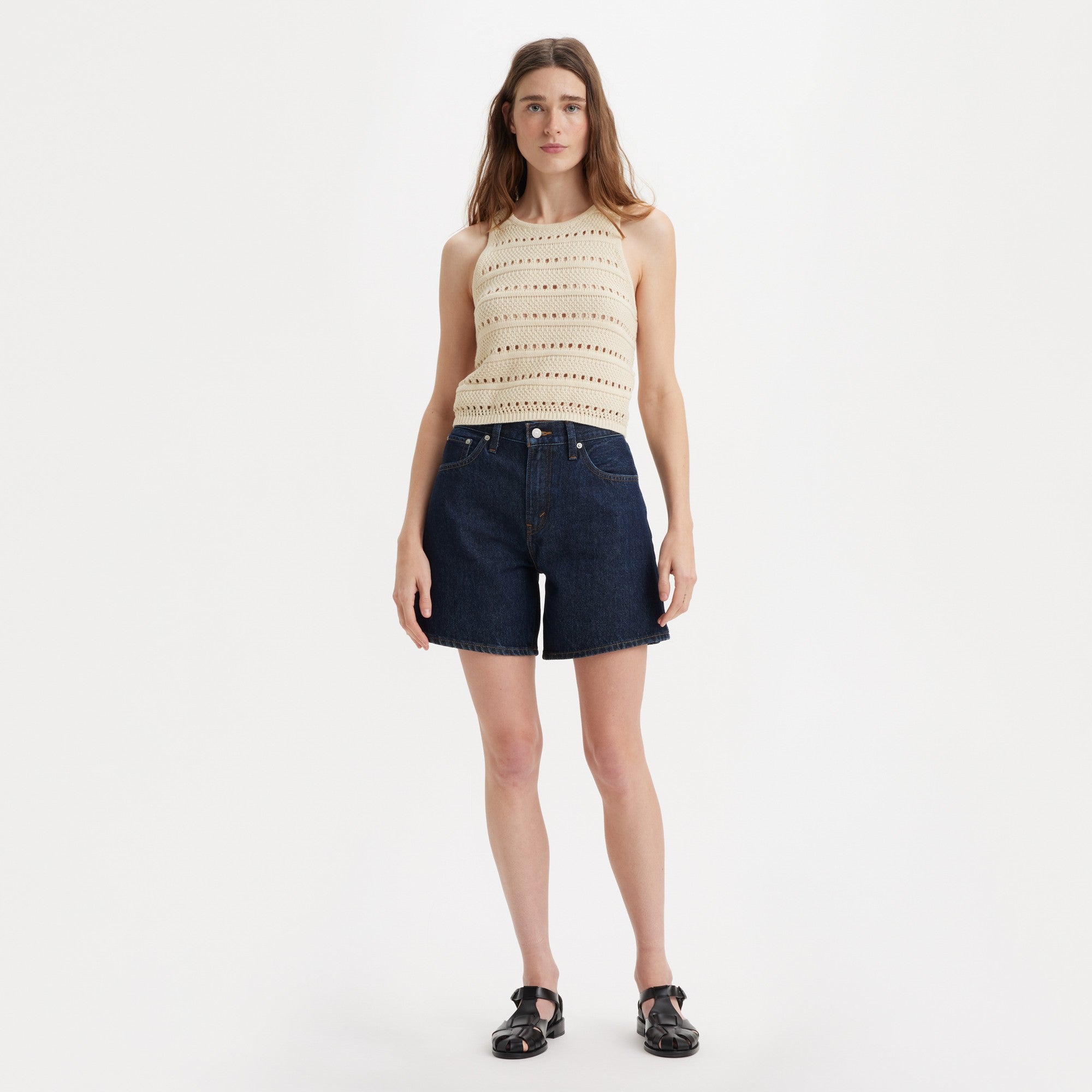 Levi's® Women's High-Rise Baggy Shorts - 图片 2