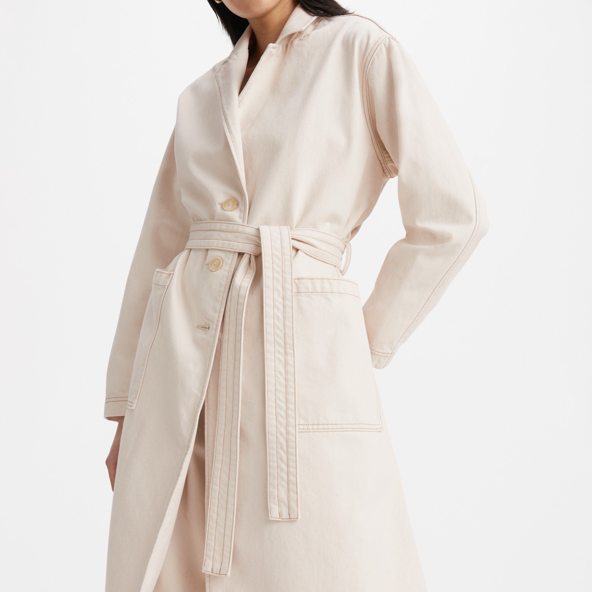 Levi's® Women's Made Of Japan Denim Surplus Trench Coat - 图片 2