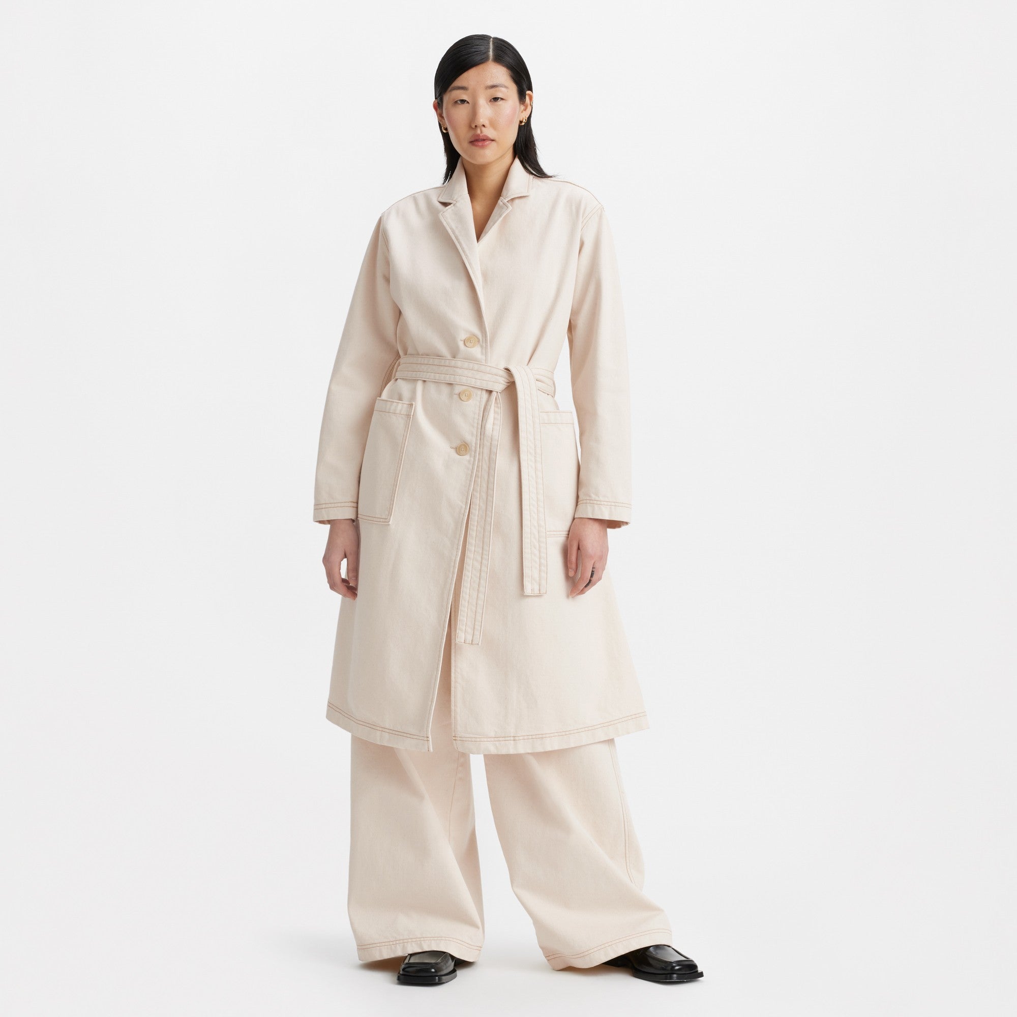 Levi's® Women's Made Of Japan Denim Surplus Trench Coat - 图片 5