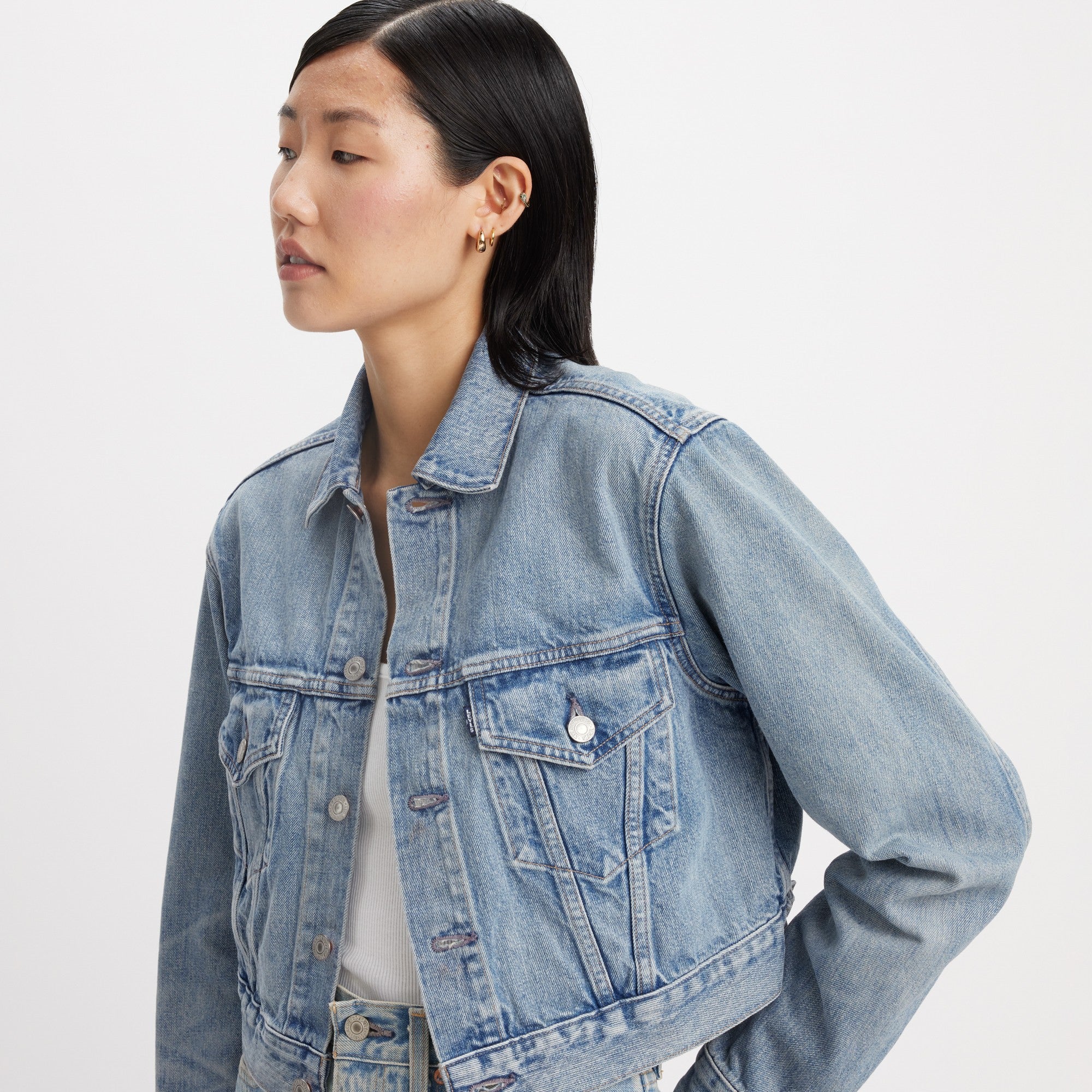 Levi's? Women's Made In Japan Short Type III Trucker Jacket - 图片 2