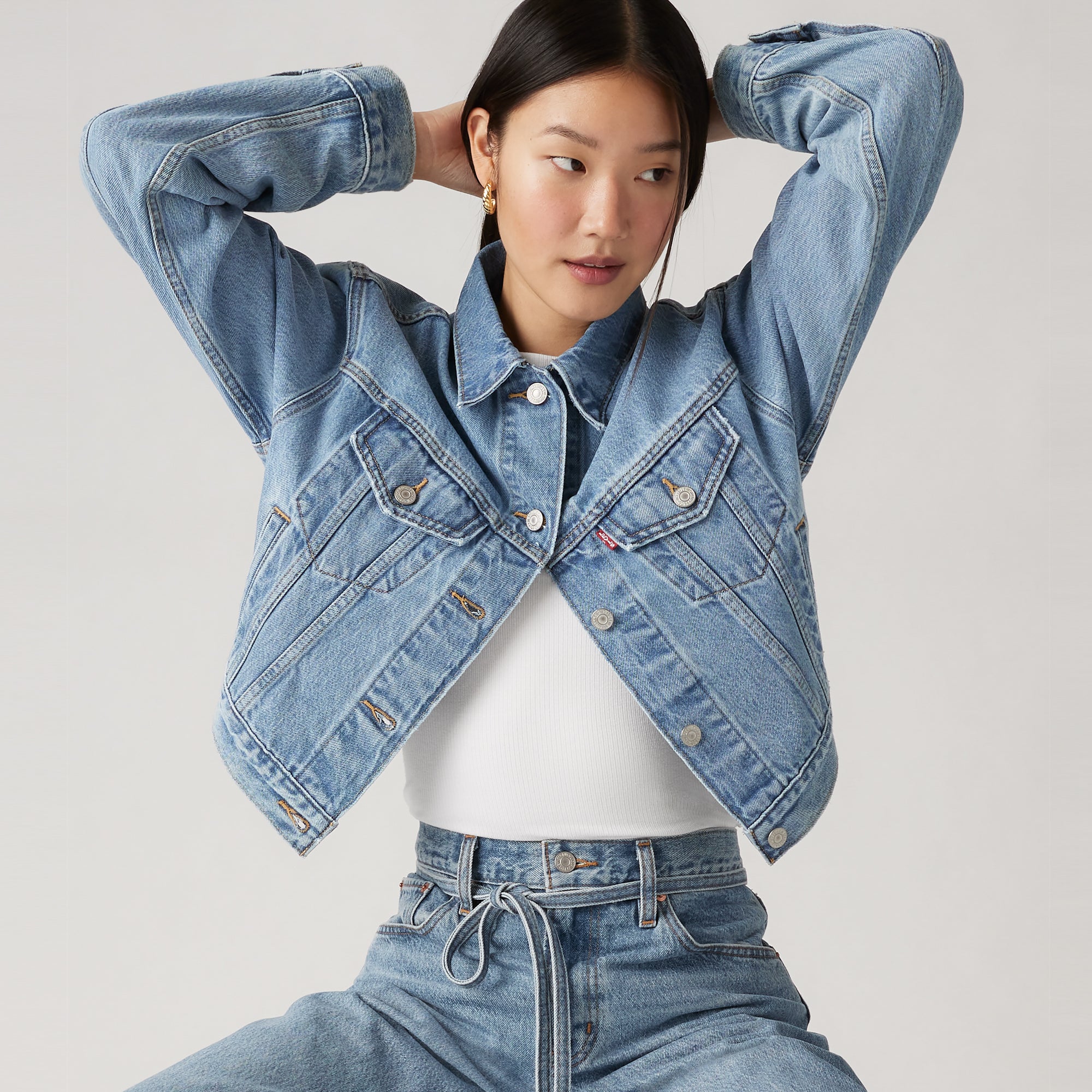 Levi's? Women's Shrunken '90s Trucker Jacket - 图片 4