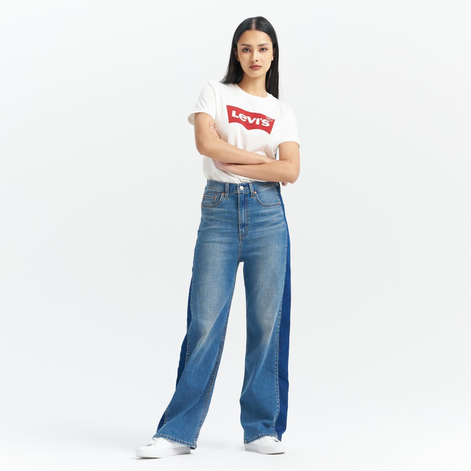 Levi's® Women's Performance Cool High-Waisted Loose Straight Jeans - 图片 3