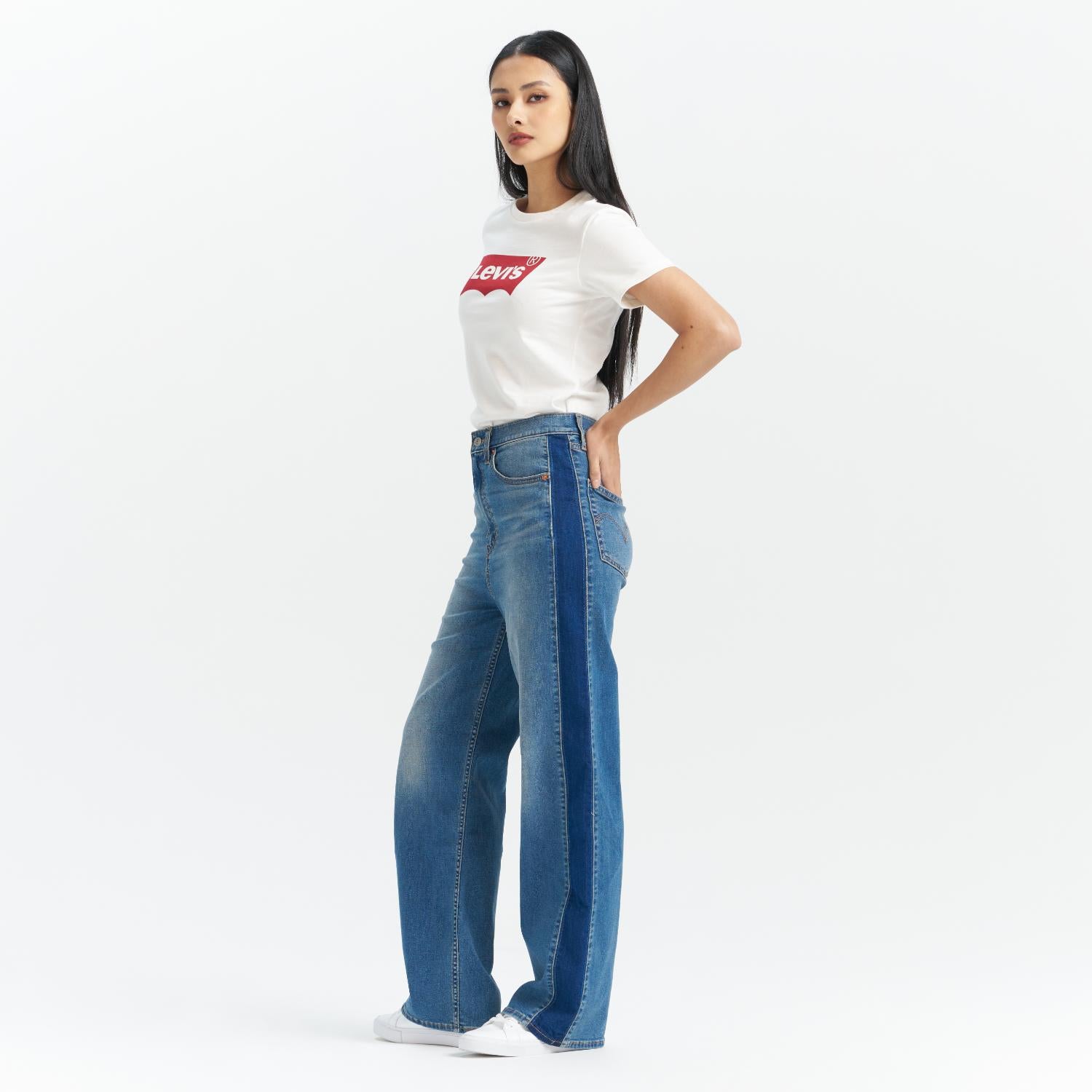 Levi's® Women's Performance Cool High-Waisted Loose Straight Jeans - 图片 4