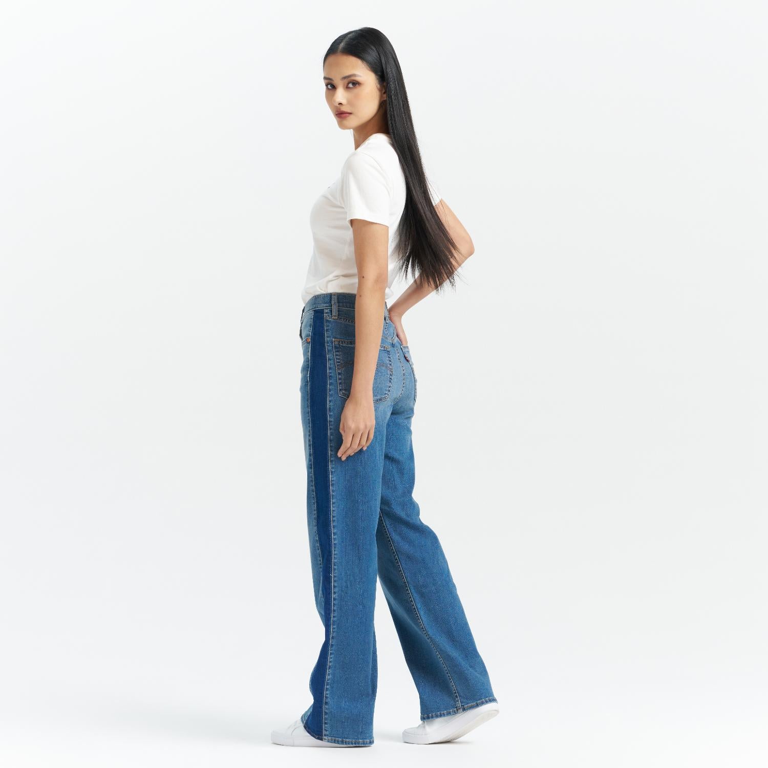 Levi's® Women's Performance Cool High-Waisted Loose Straight Jeans - 图片 6
