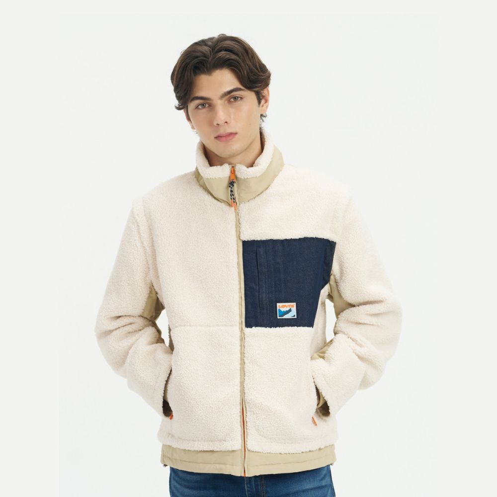 Levi's® Men's lambswool Warm jacket with removable sleeves - 图片 2